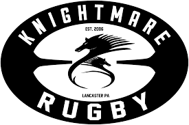 Knightmare Rugby Lancaster PA team logo.