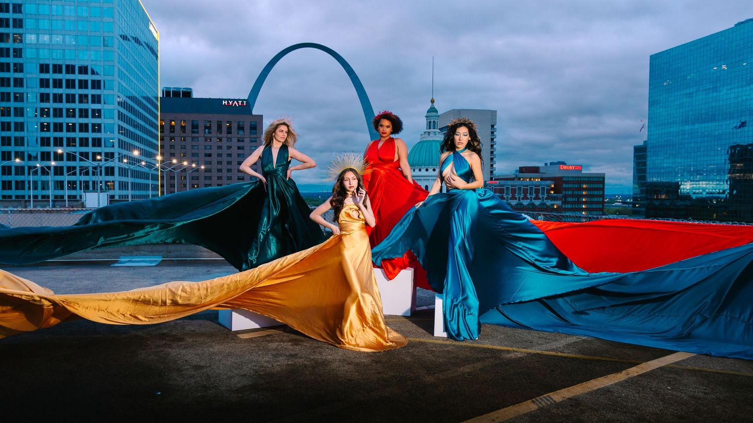 Flying dress photography by Wollongong photographer Angelique Kelly