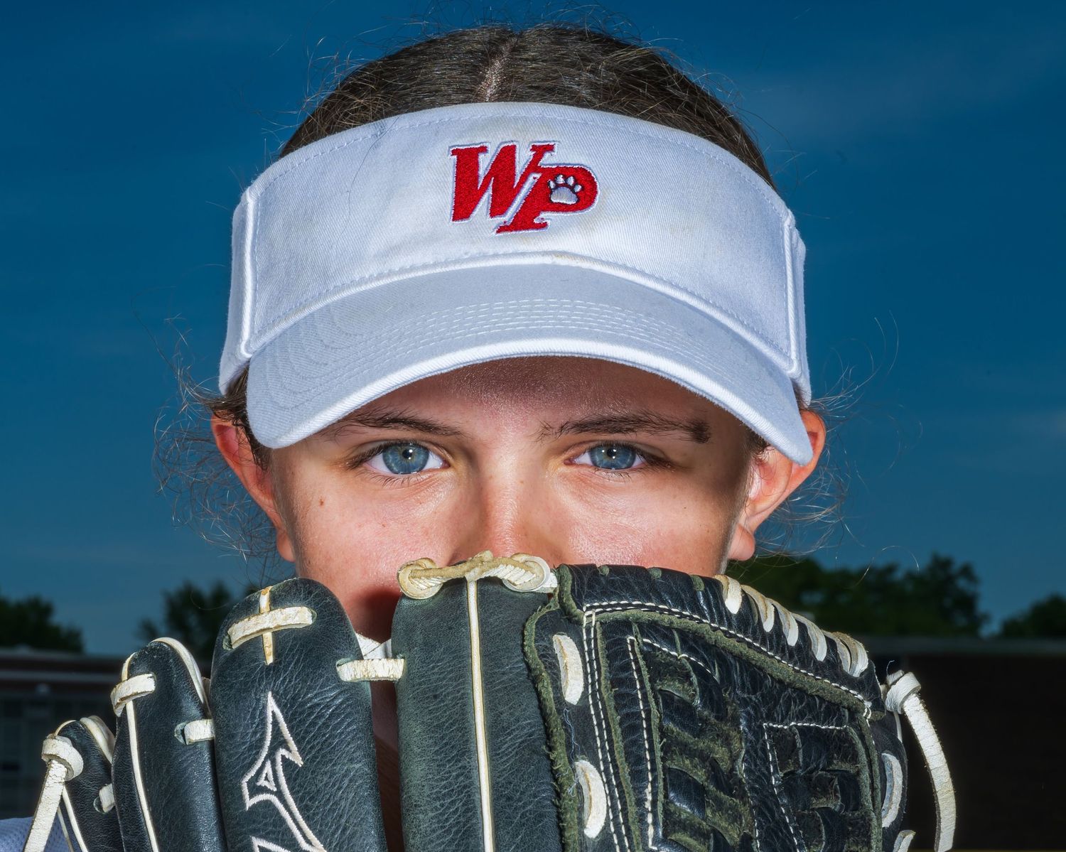 Whippany High School softball portrait.