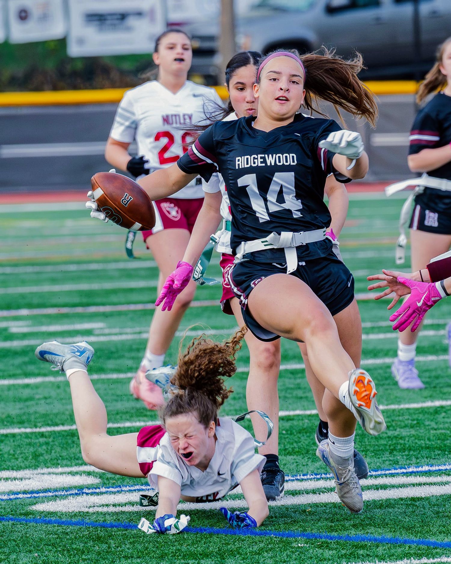 Ridgewood High School flag football.