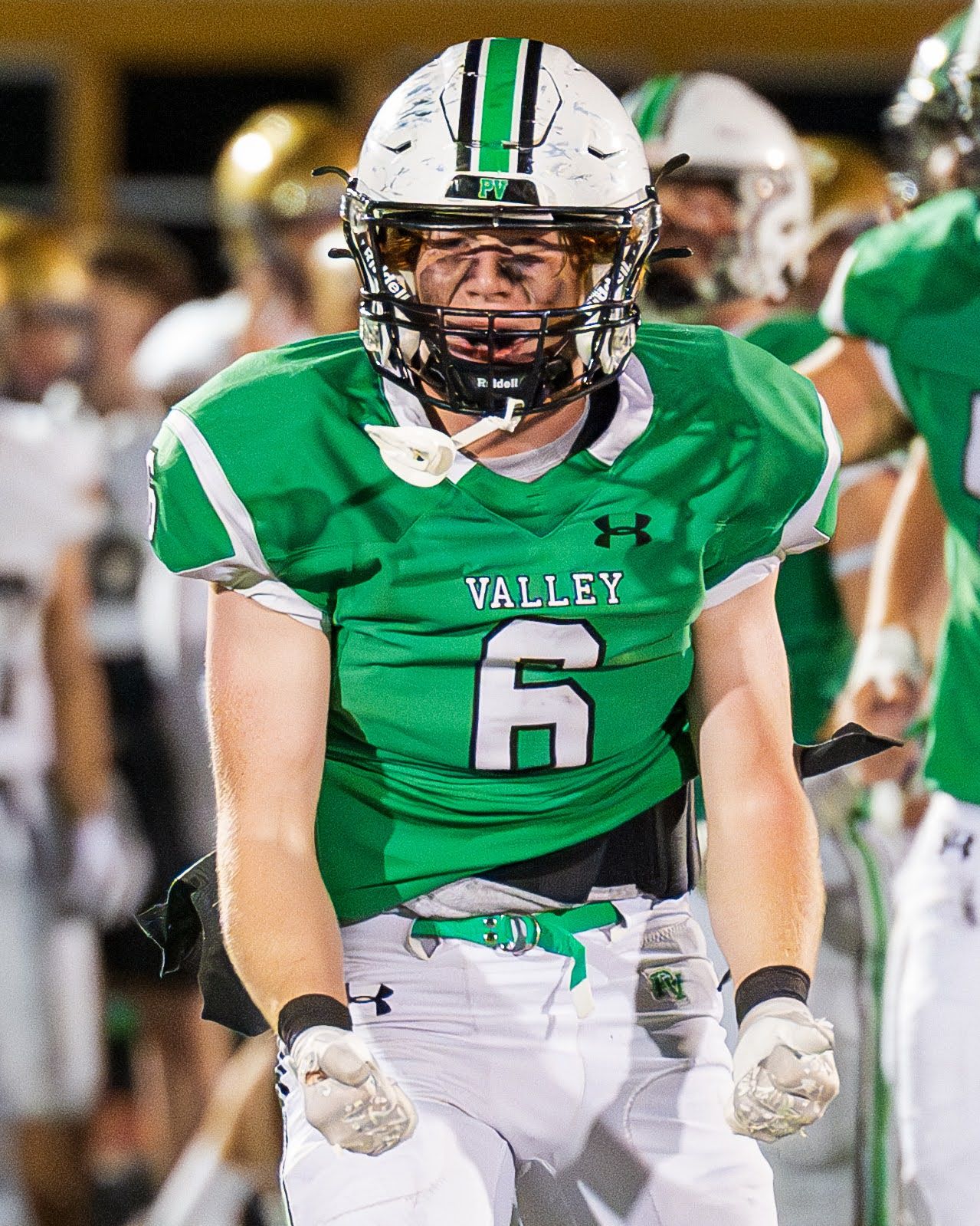 Pascack Valley football cellie.