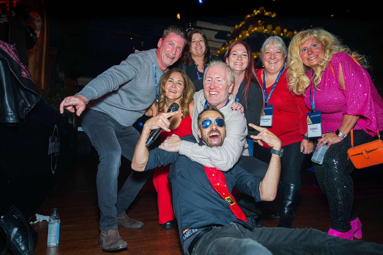 Acrisure holiday party at Hard Rock cafe