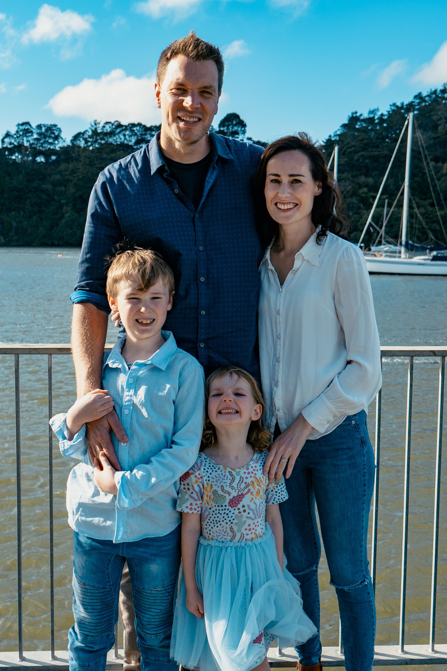 A lovely family photoshoot session at West Harbour, Auckland by YM Photography.