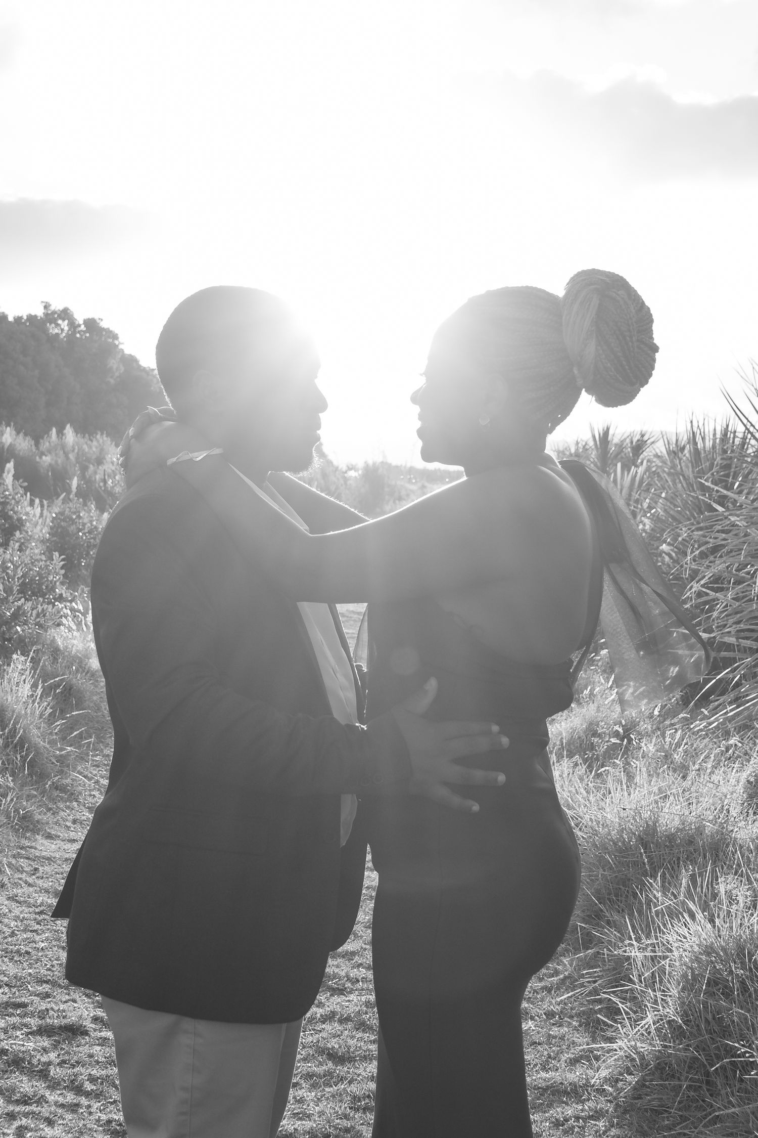 A romantic pre-wedding session during sunset at Ambury Regional Park.