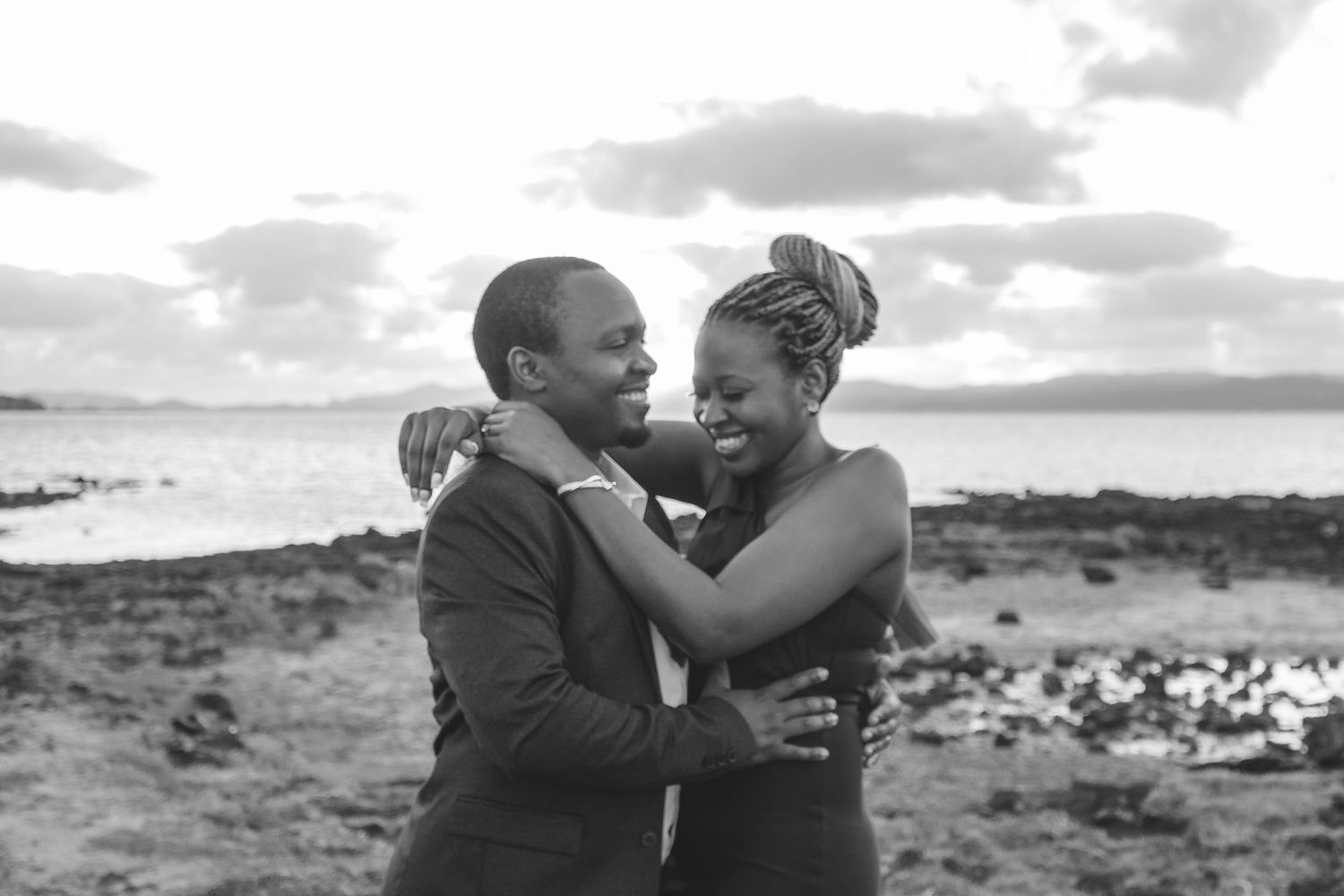 A romantic pre-wedding session during sunset at Ambury Regional Park.