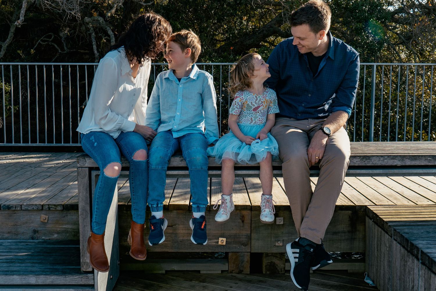 A lovely family photoshoot session at West Harbour, Auckland by YM Photography.