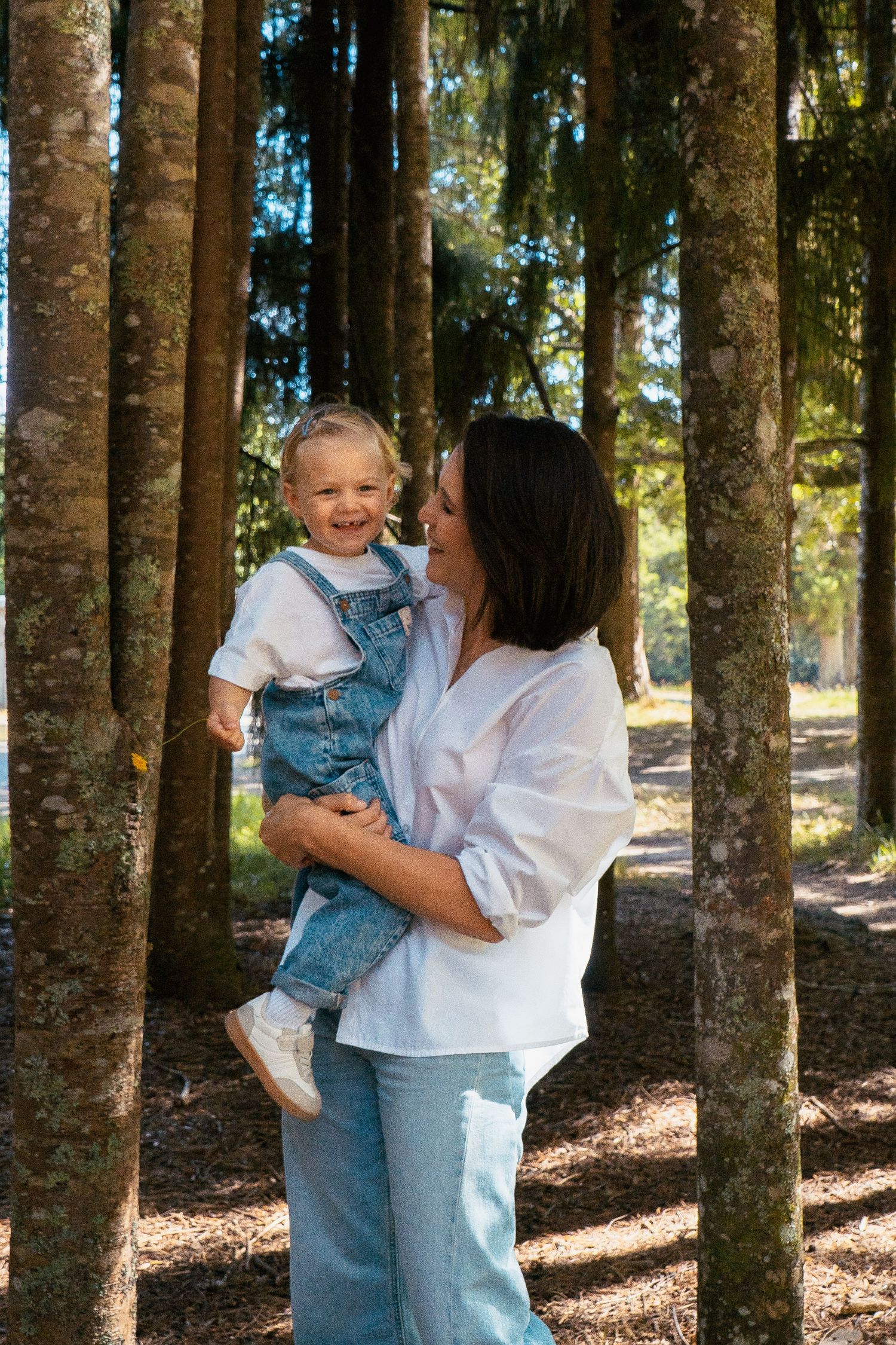 The sweetest mother and daughter family photoshoot session at Riverhead Forest, Auckland.