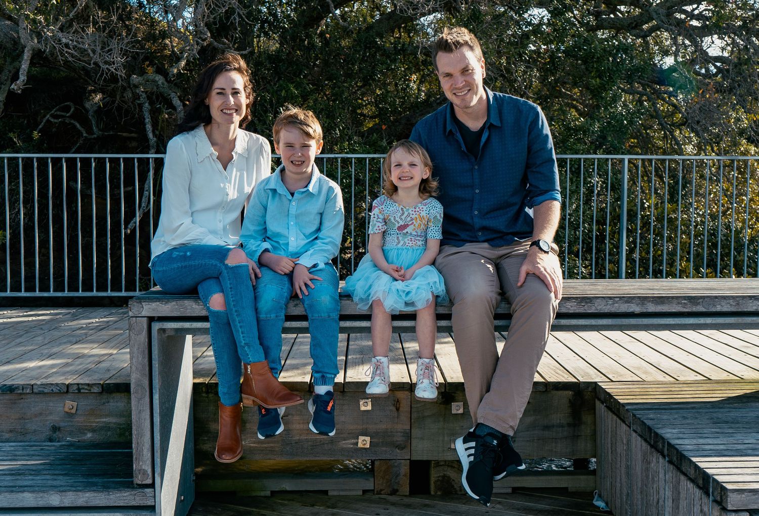 A lovely family photoshoot session at West Harbour, Auckland by YM Photography.