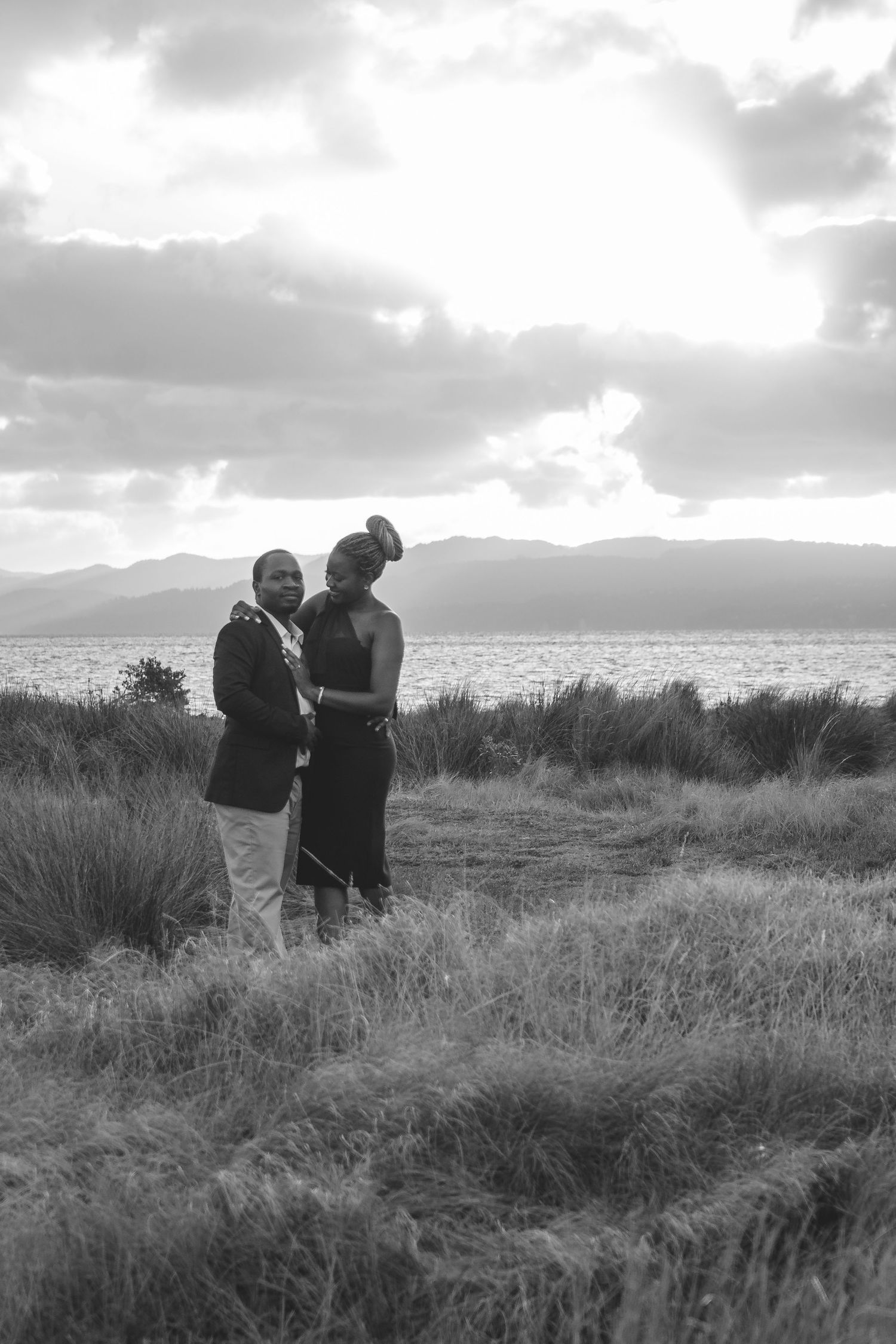 A romantic pre-wedding session during sunset at Ambury Regional Park.