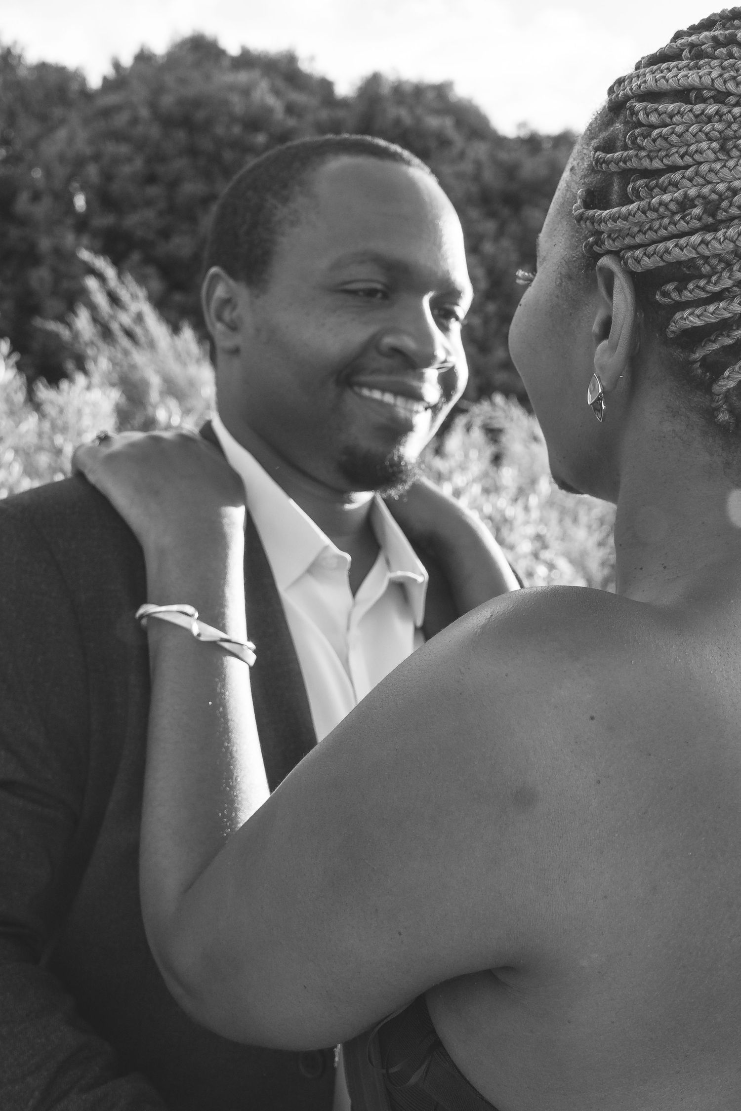 A romantic pre-wedding session during sunset at Ambury Regional Park.