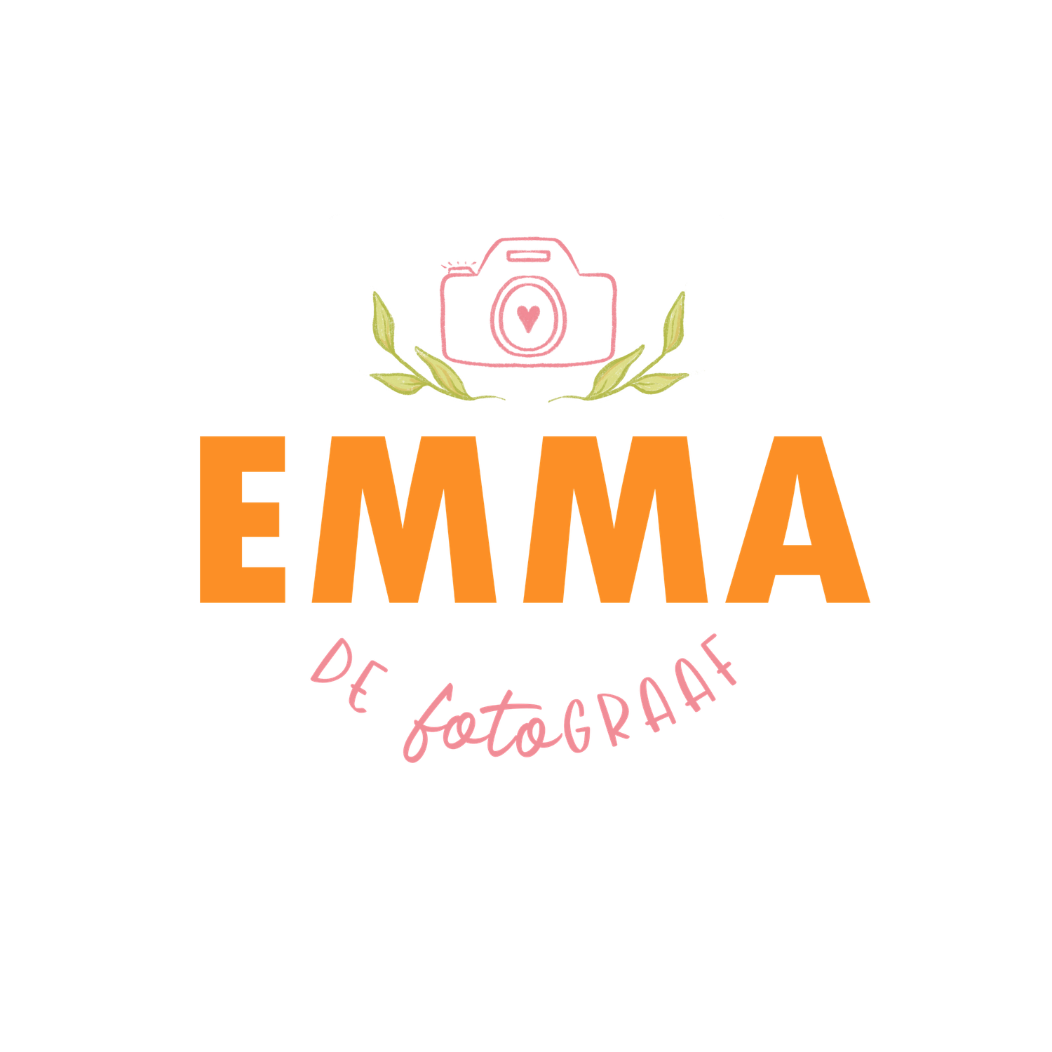 Logo trouwfotograaf, newborn, emma de fotograaf