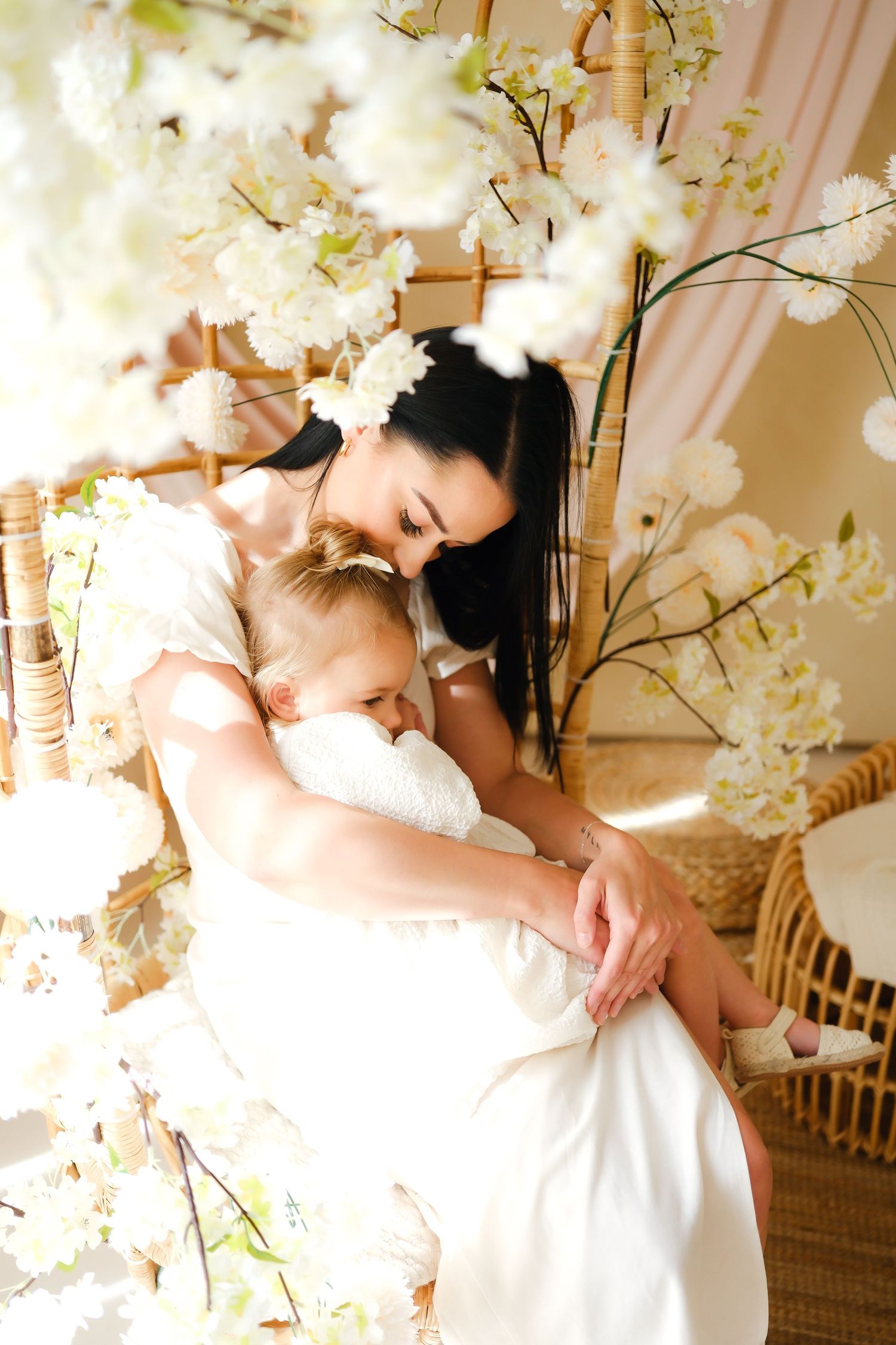 Mother and daughter, Toronto, photographer, majestystudios by Nadia, greater toronto area, family, mint room studio, intimate family moment