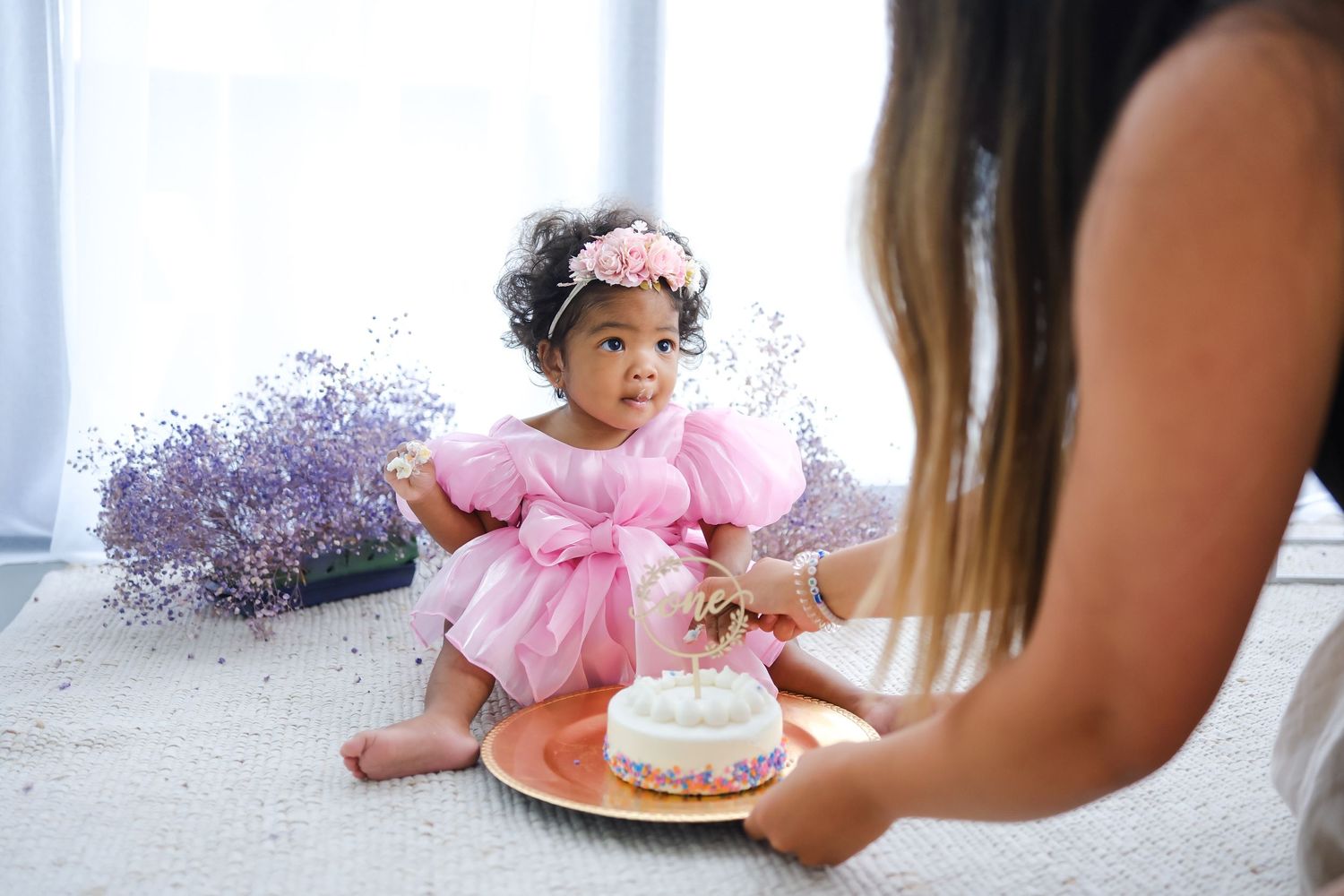 1 year old birthday portrait, family photographer Toronto, family portraits, Nadia, GTA, majestystudios,  cake smash photographer photoshoot