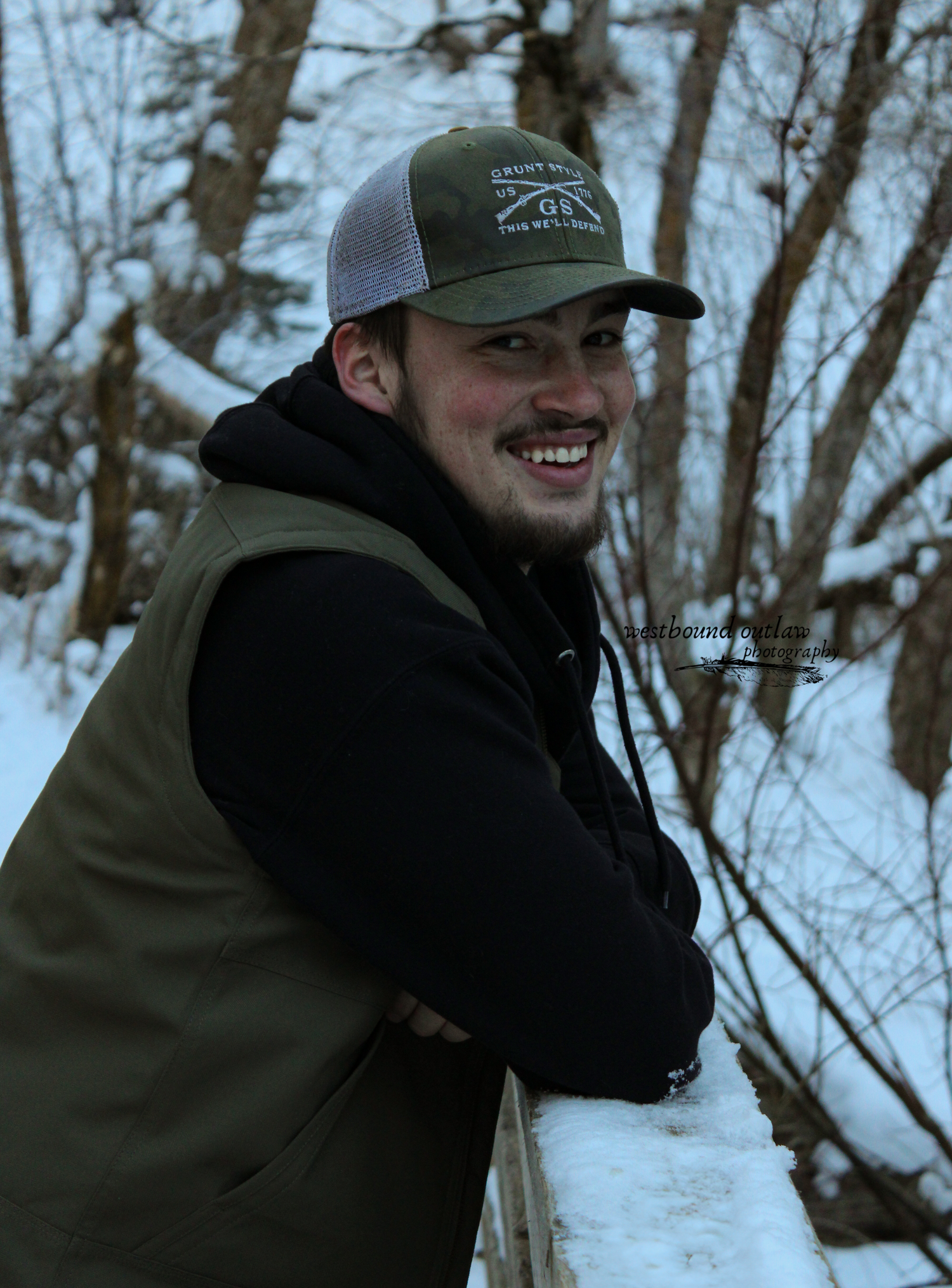 man smiling at camera