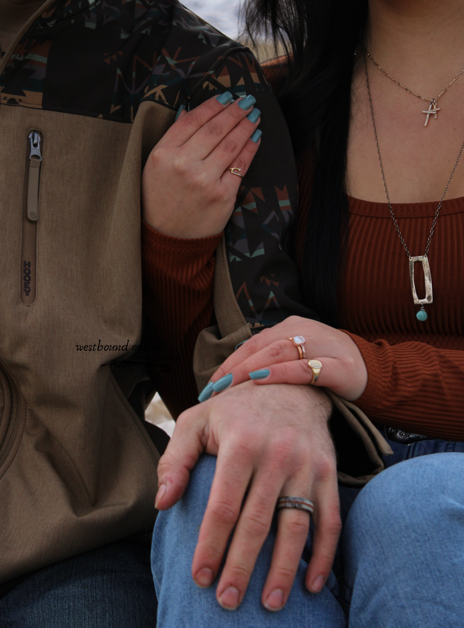 detailed shot of rings