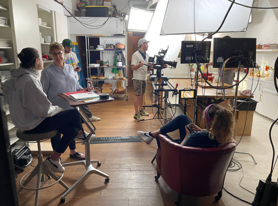 Multi camera shoot at one of the studio kitchens at Summit 68.