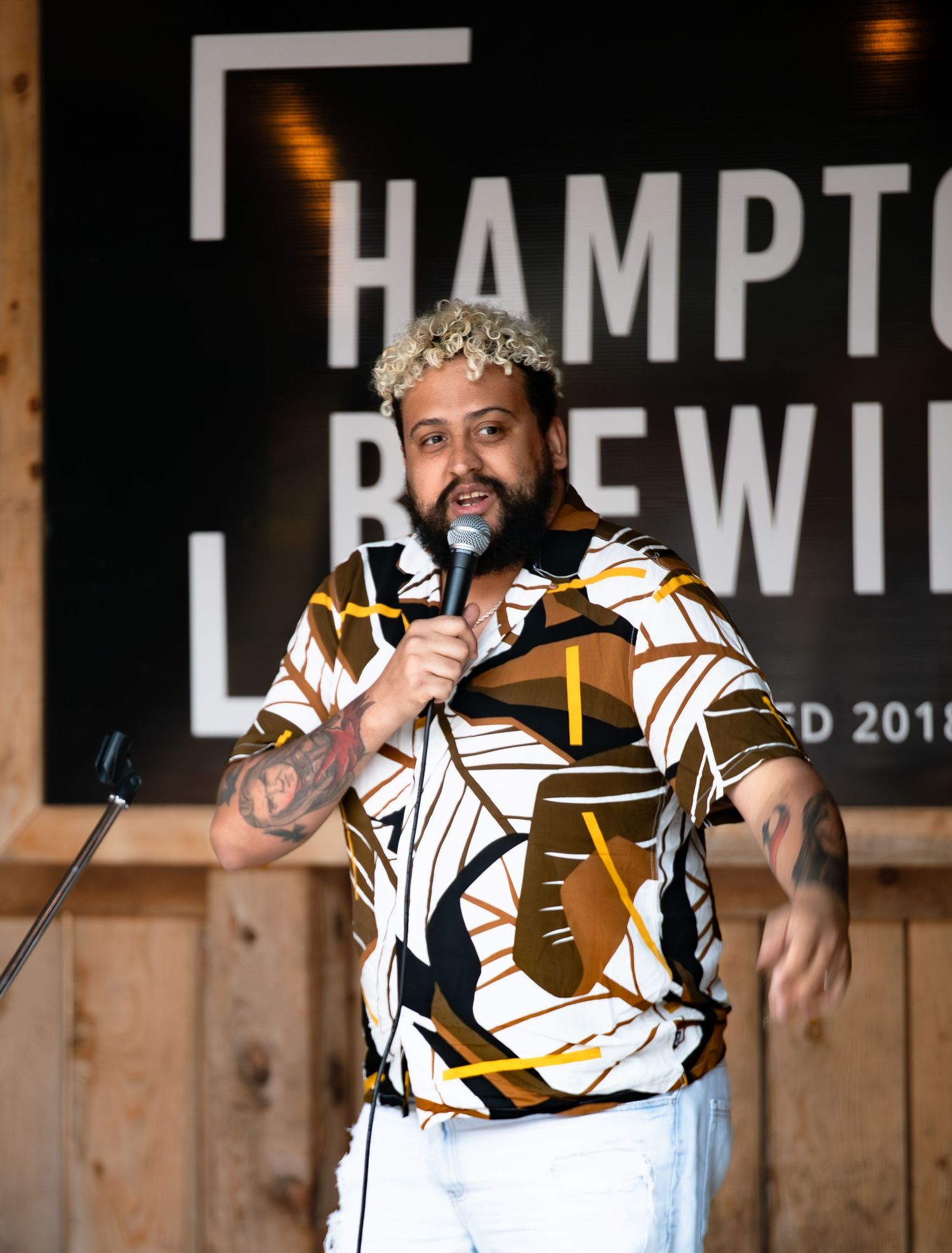 Comedian at Hampton brewing