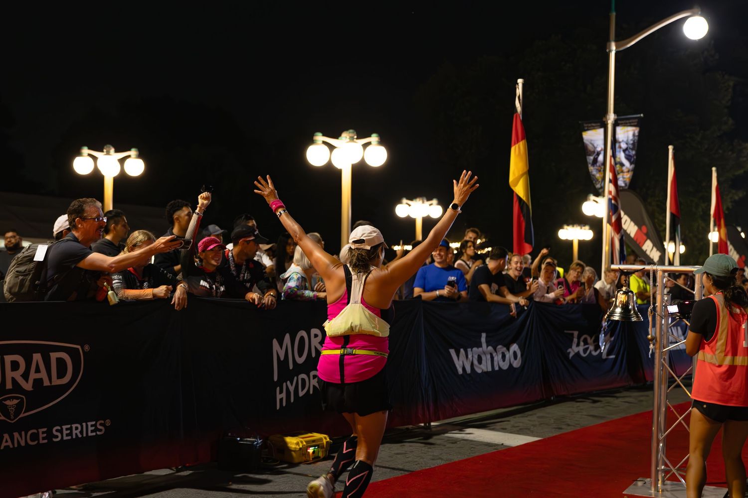 Finish line at Ironman Ottawa