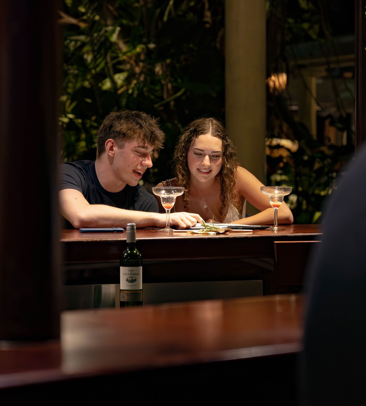 Couple at the bar Dominican republic