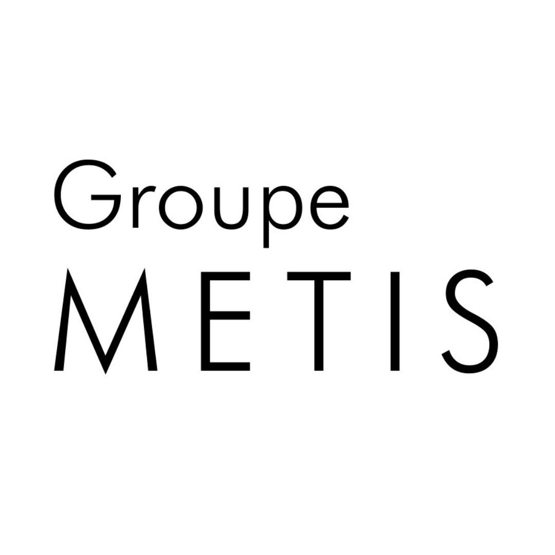 Groupe METIS logo featuring clean black typography on a white background.