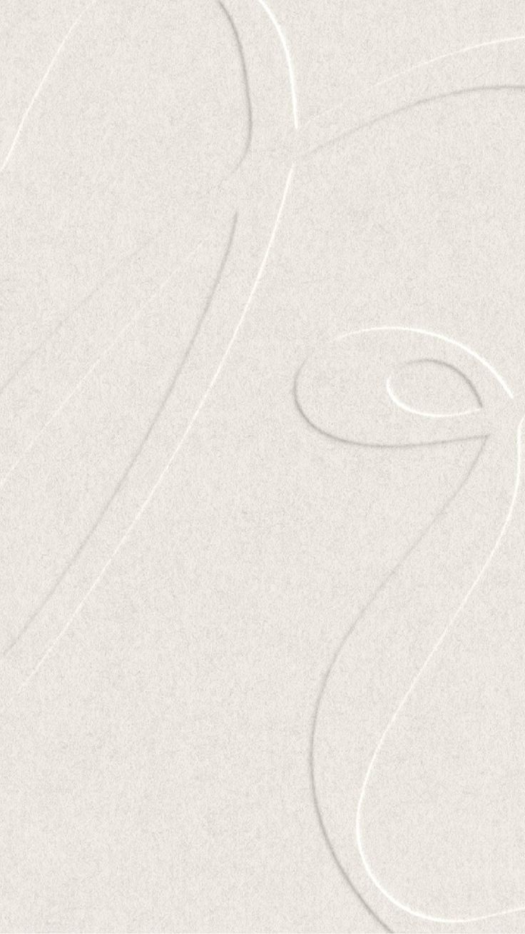 Minimalist embossed abstract line art on light beige textured paper background, subtle raised curves design.