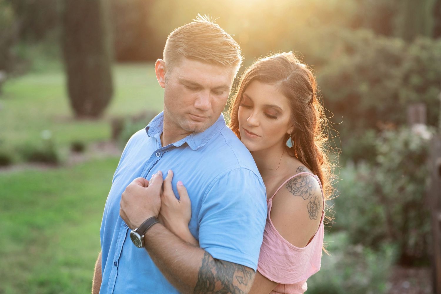 sunset couple