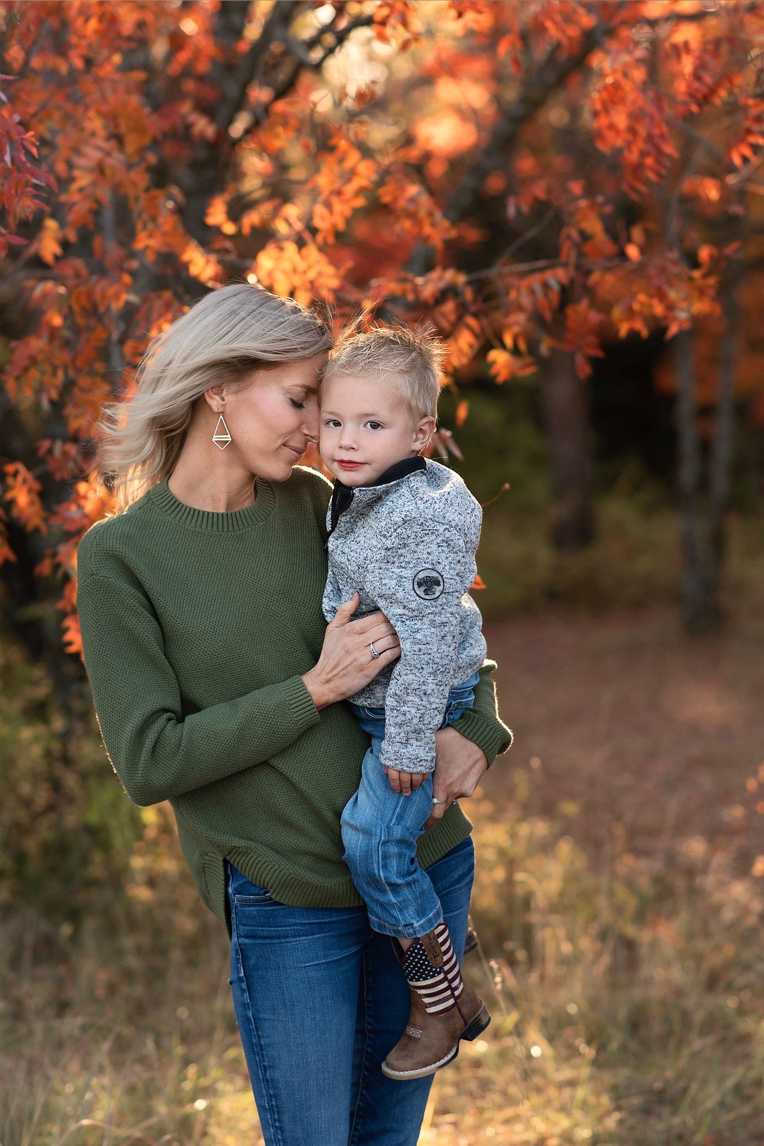 Mom and son