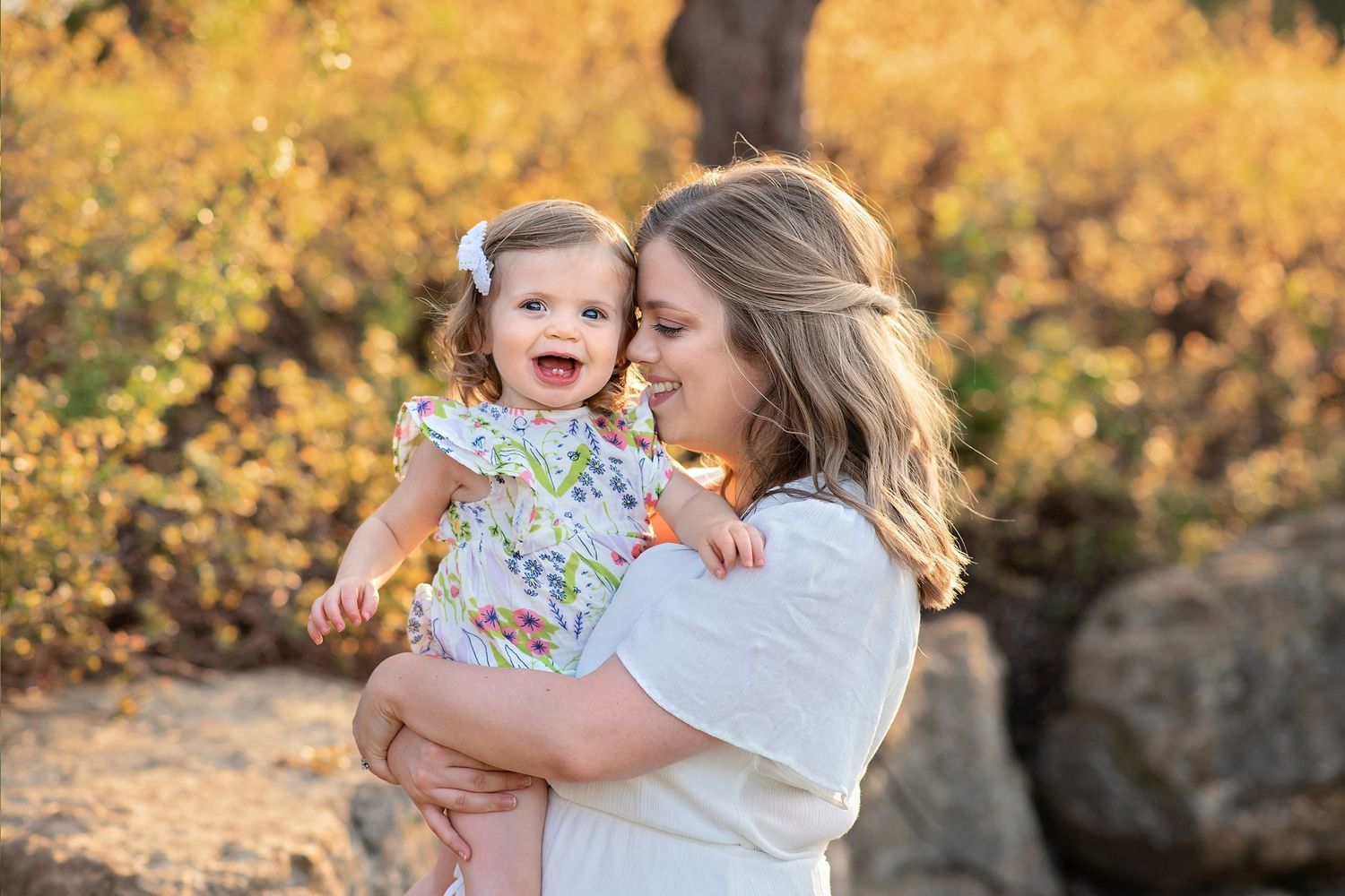 Mom and daughter