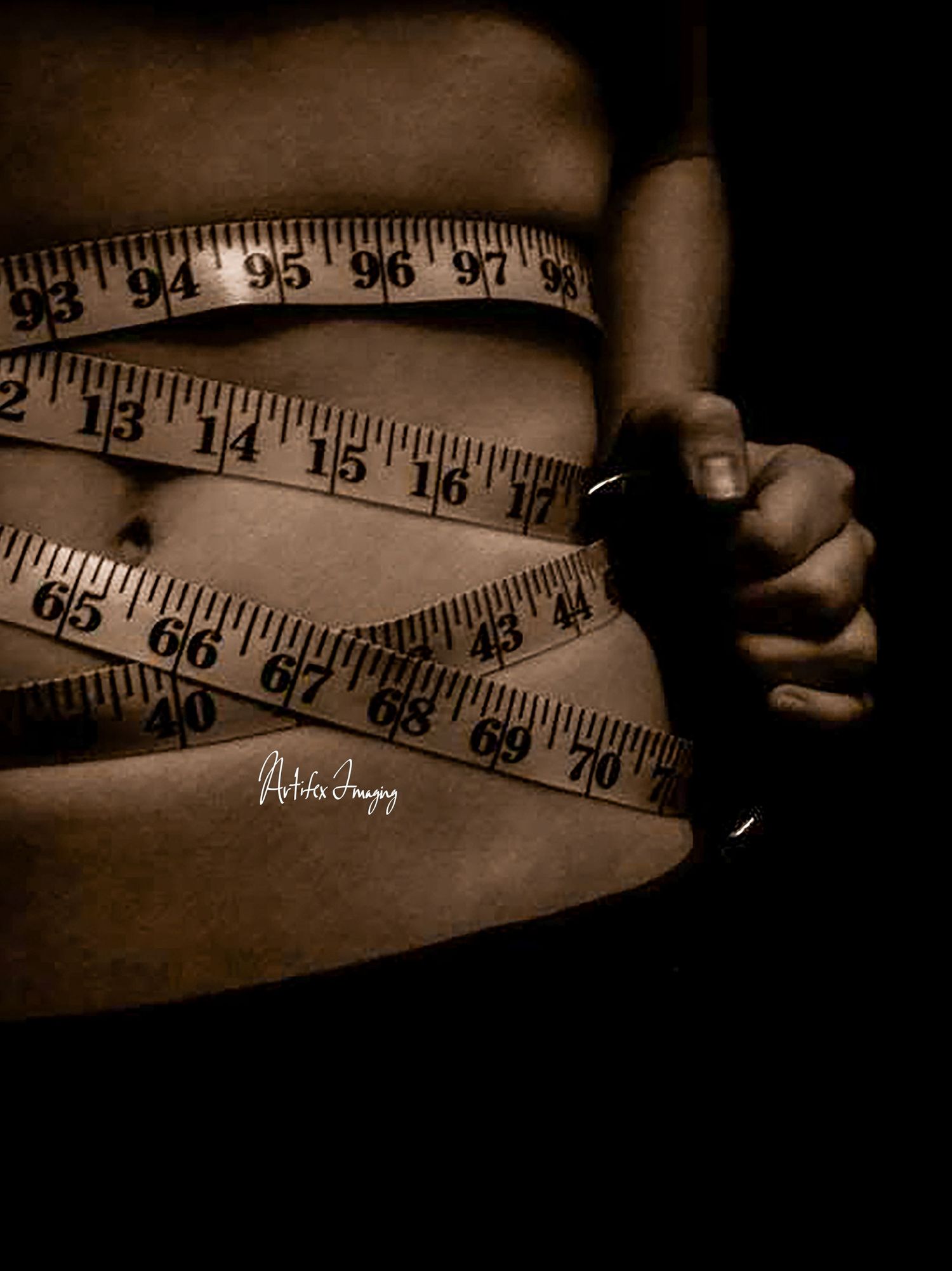 Peer Pressure series of close-ups capturing the obsession with, and undue pressures of, beauty standards imposed on women.