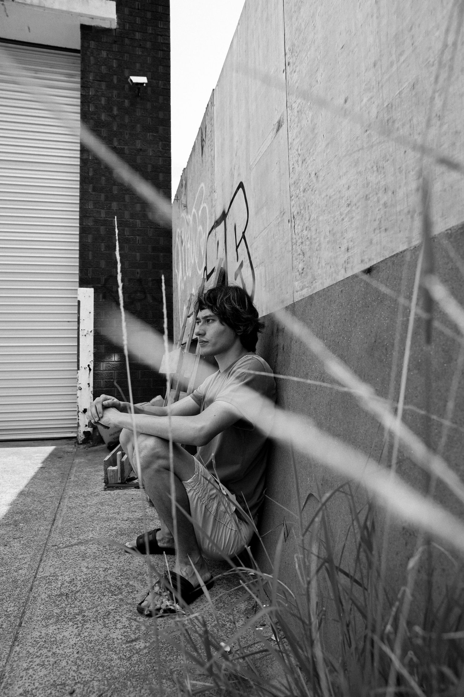 Concept or editorial shot of a male model in Newcastle NSW