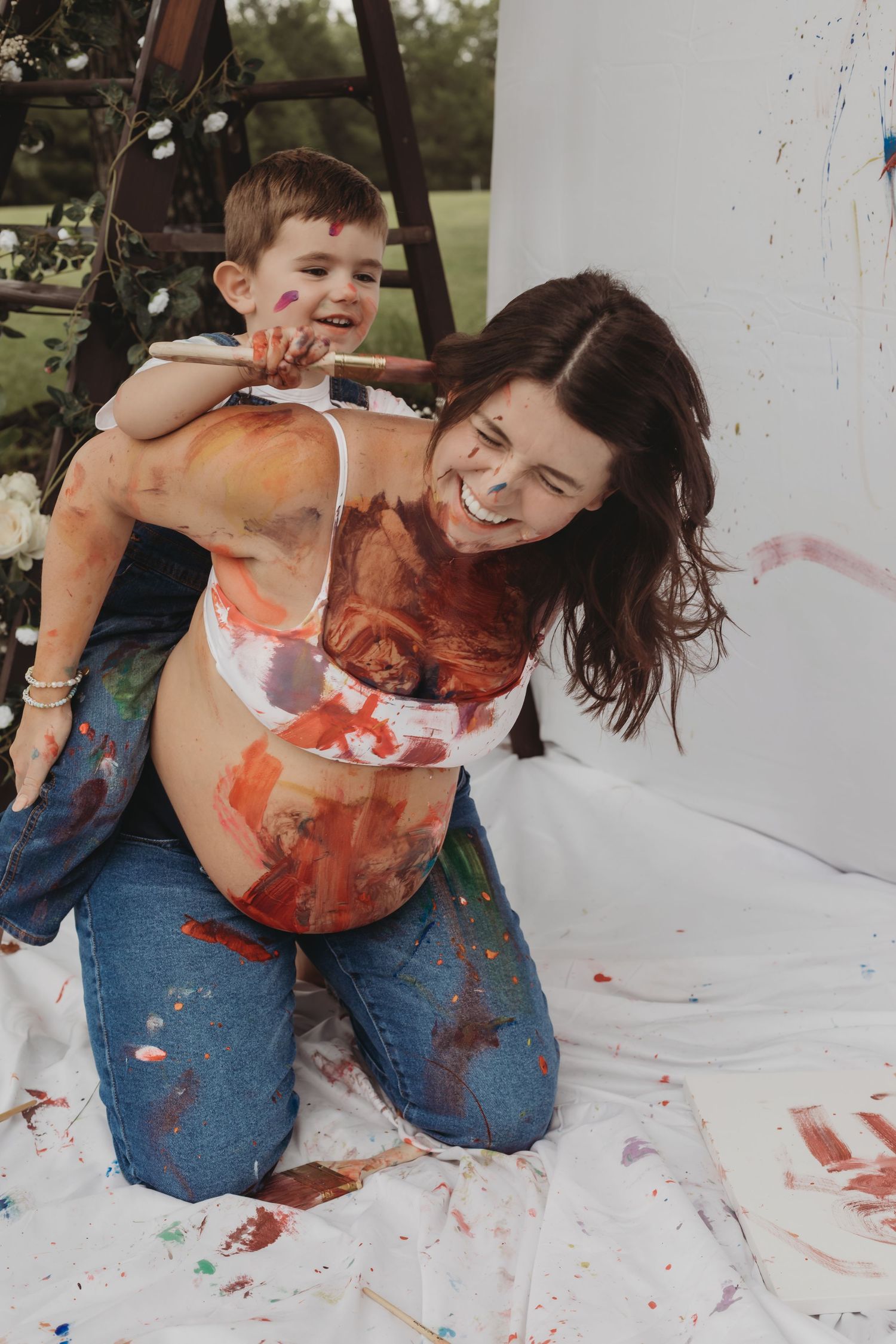 Mommy and me photo session in maryland.