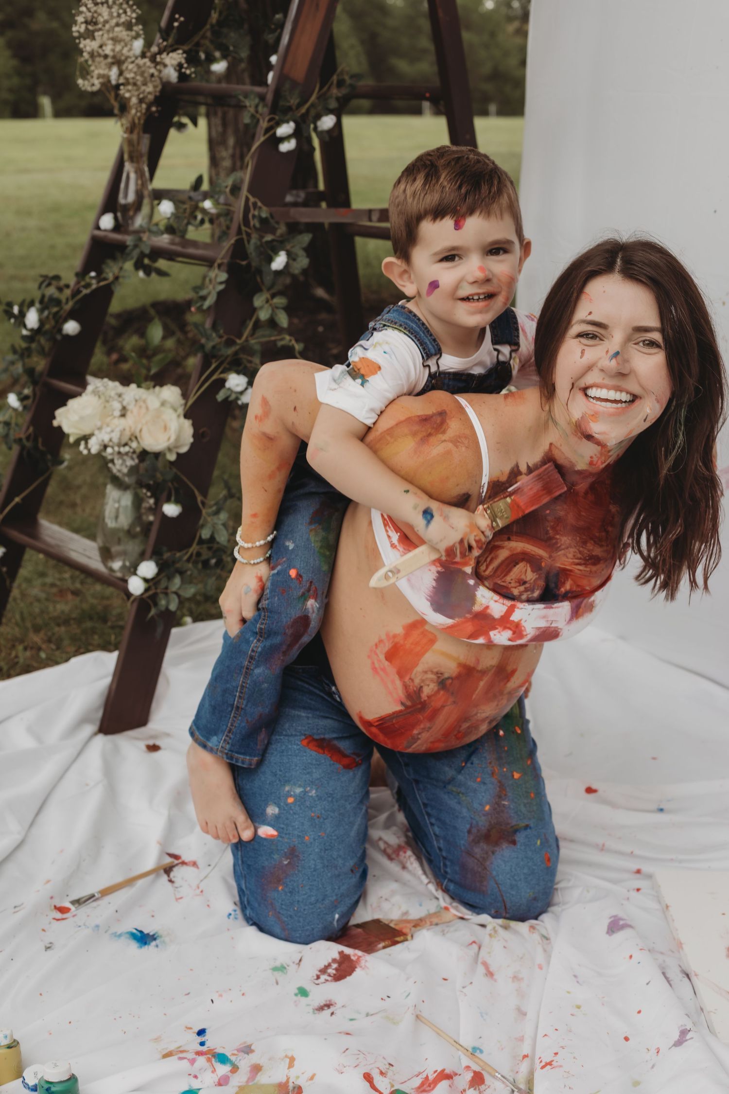 mommy and me paint session in maryland