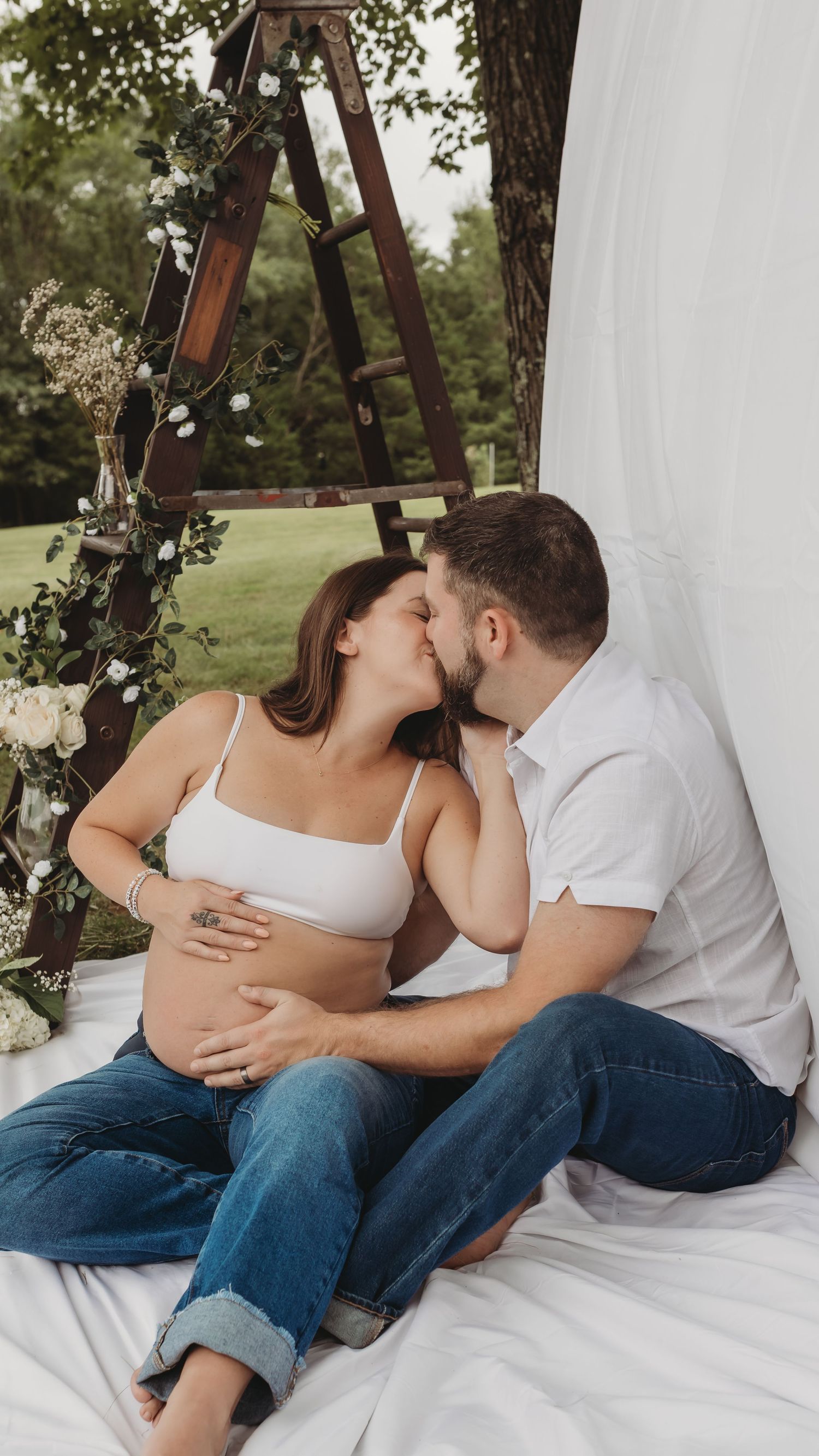 maternity photo session in maryland.