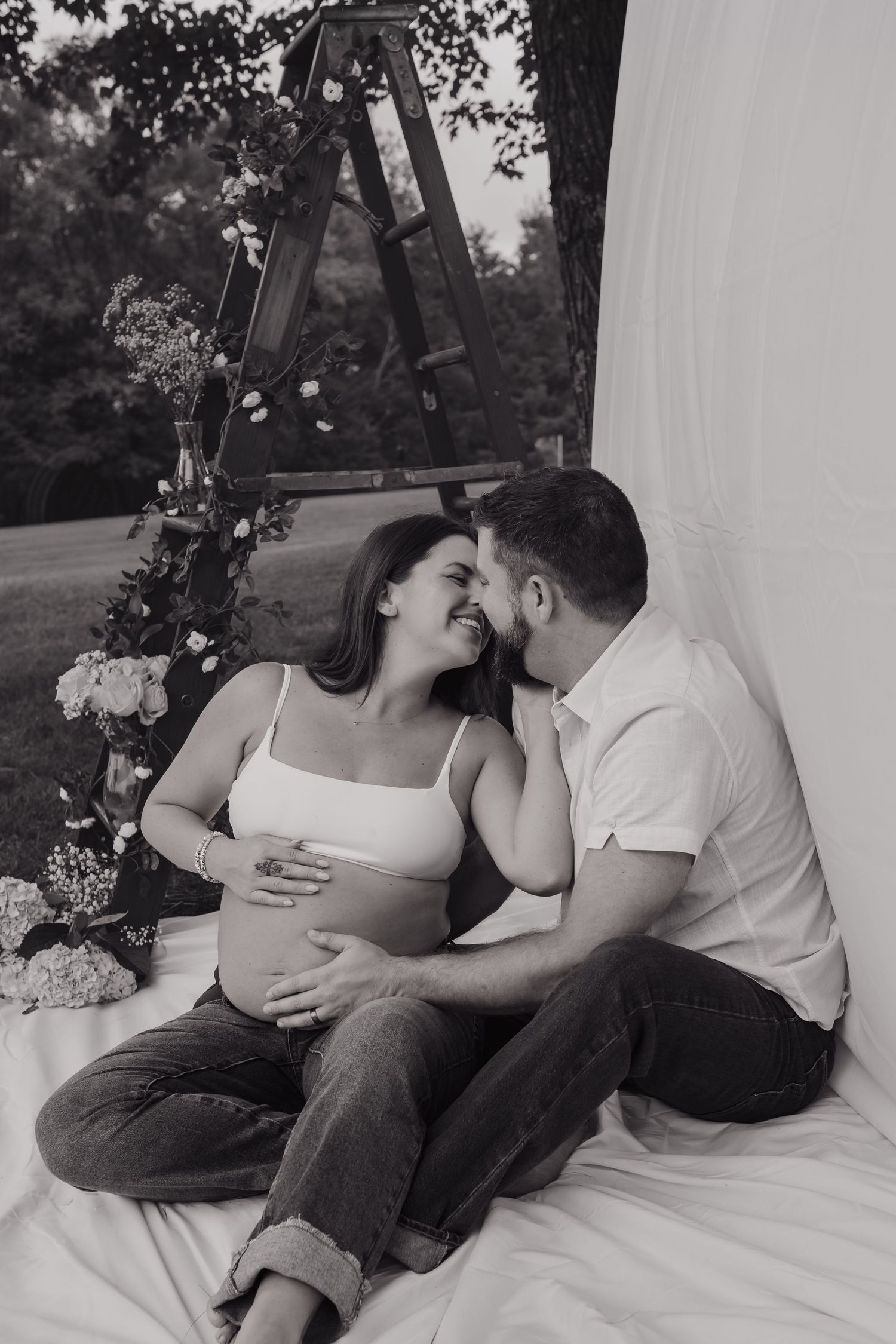 maternity photo session in maryland.