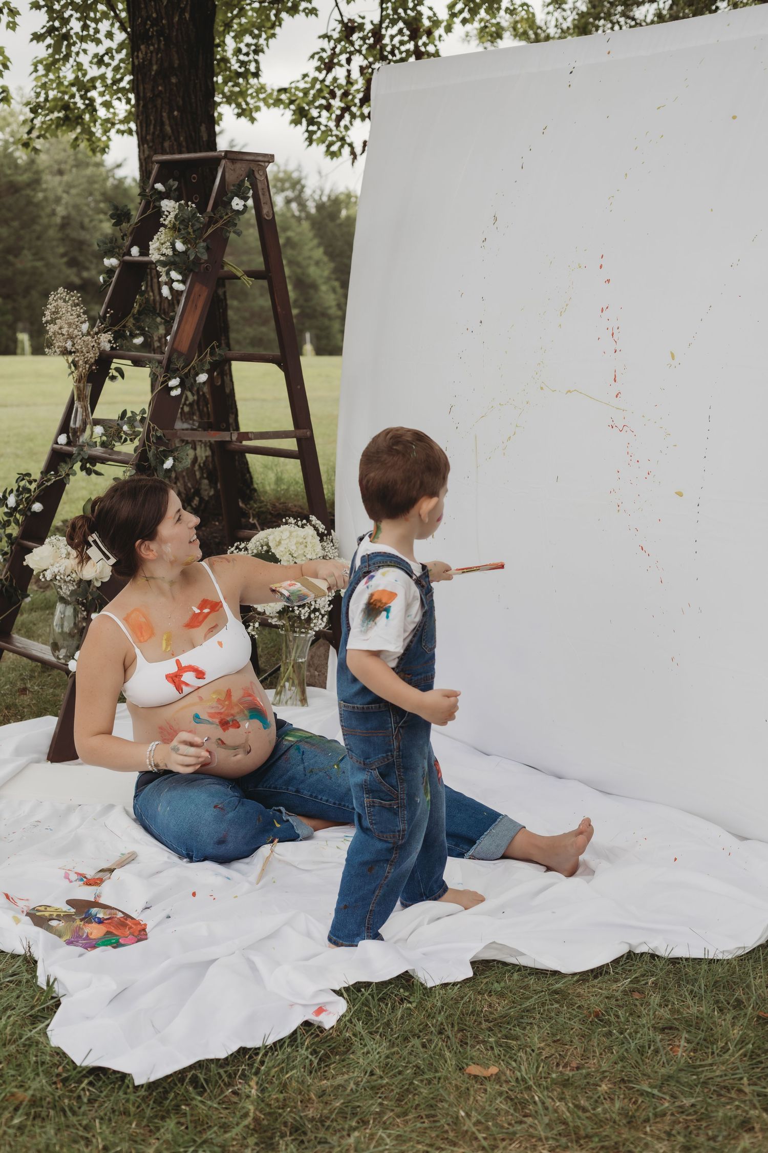 Mommy and me photo session in maryland.