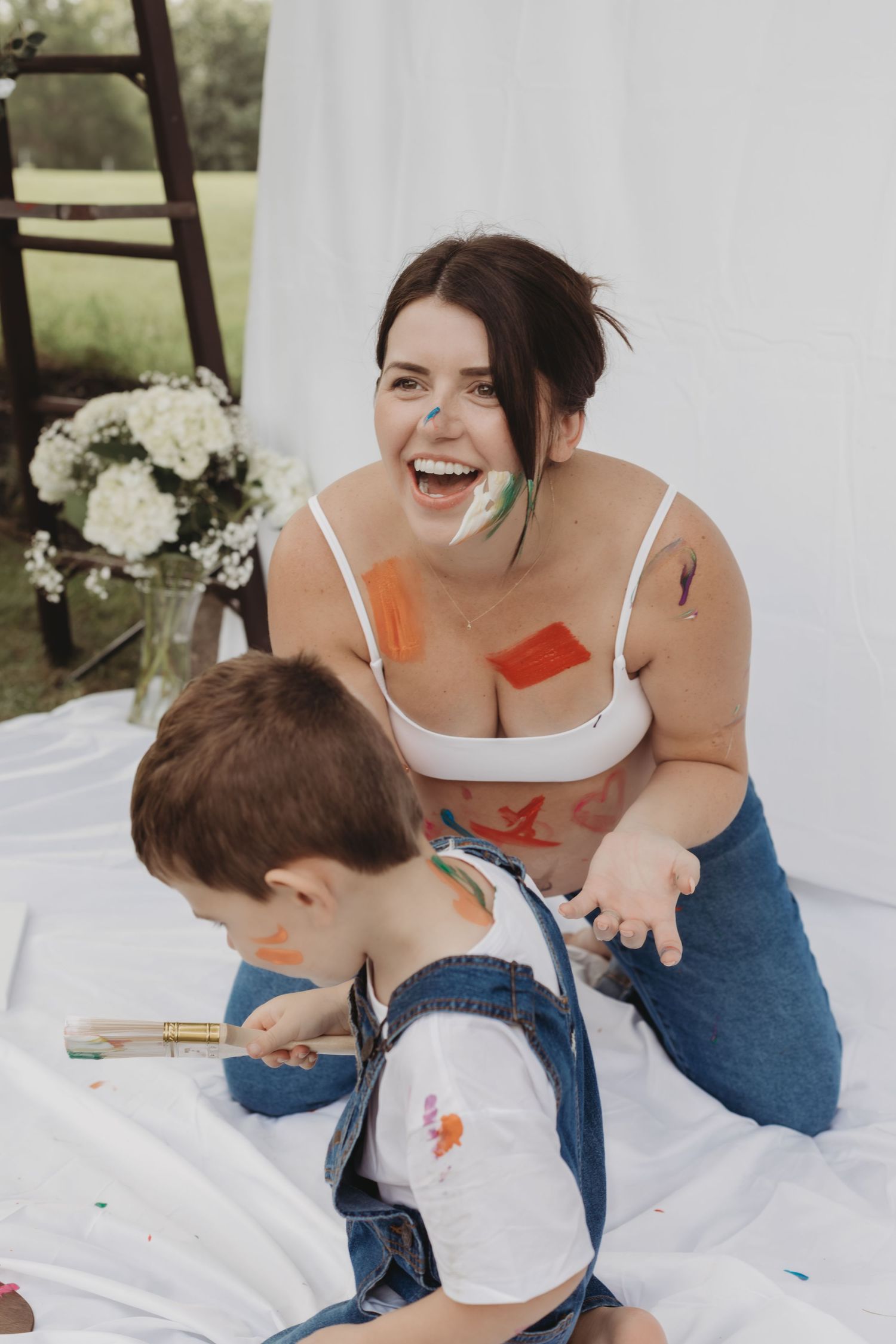 Mommy and me photo session in maryland.