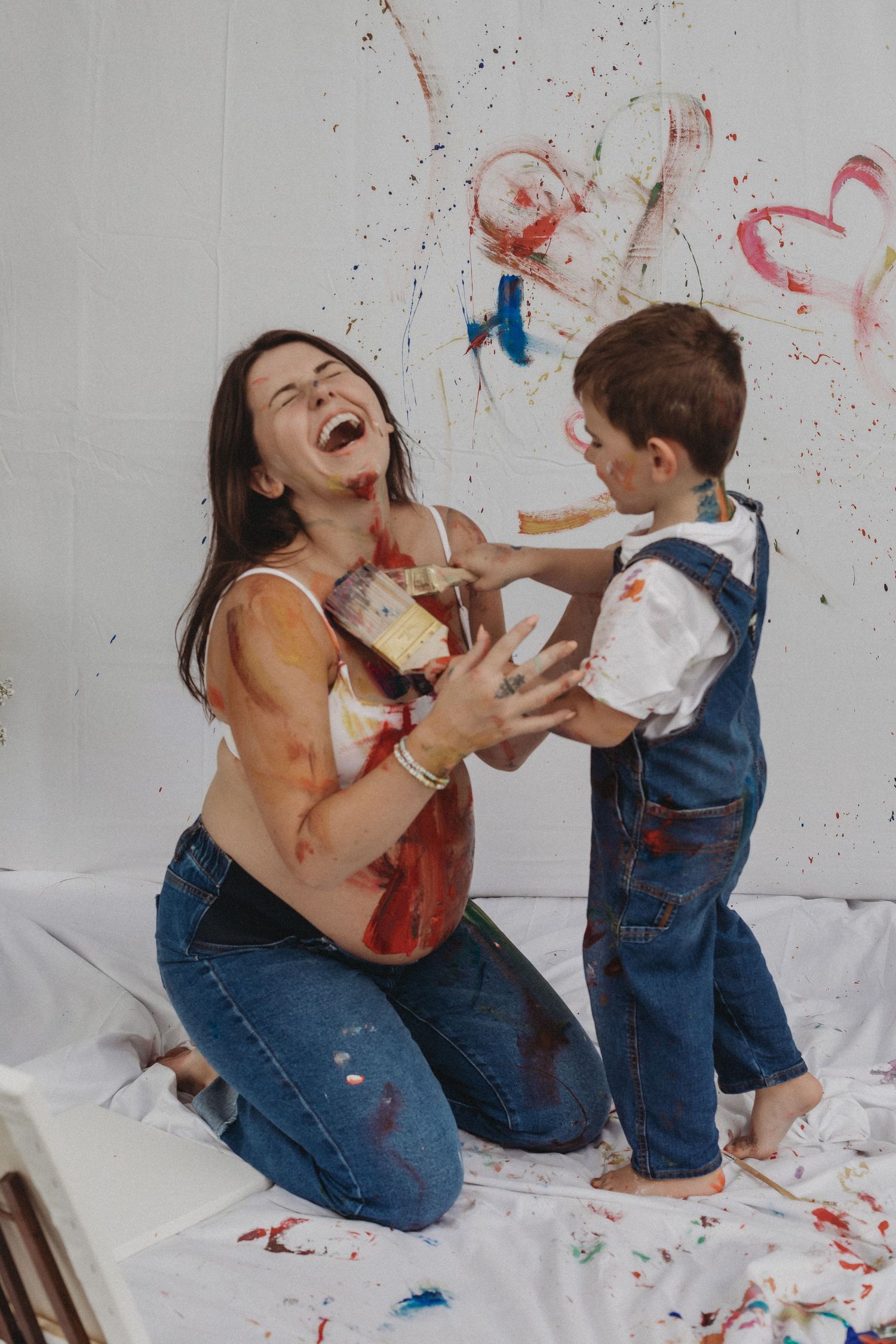 mommy and me paint session in maryland