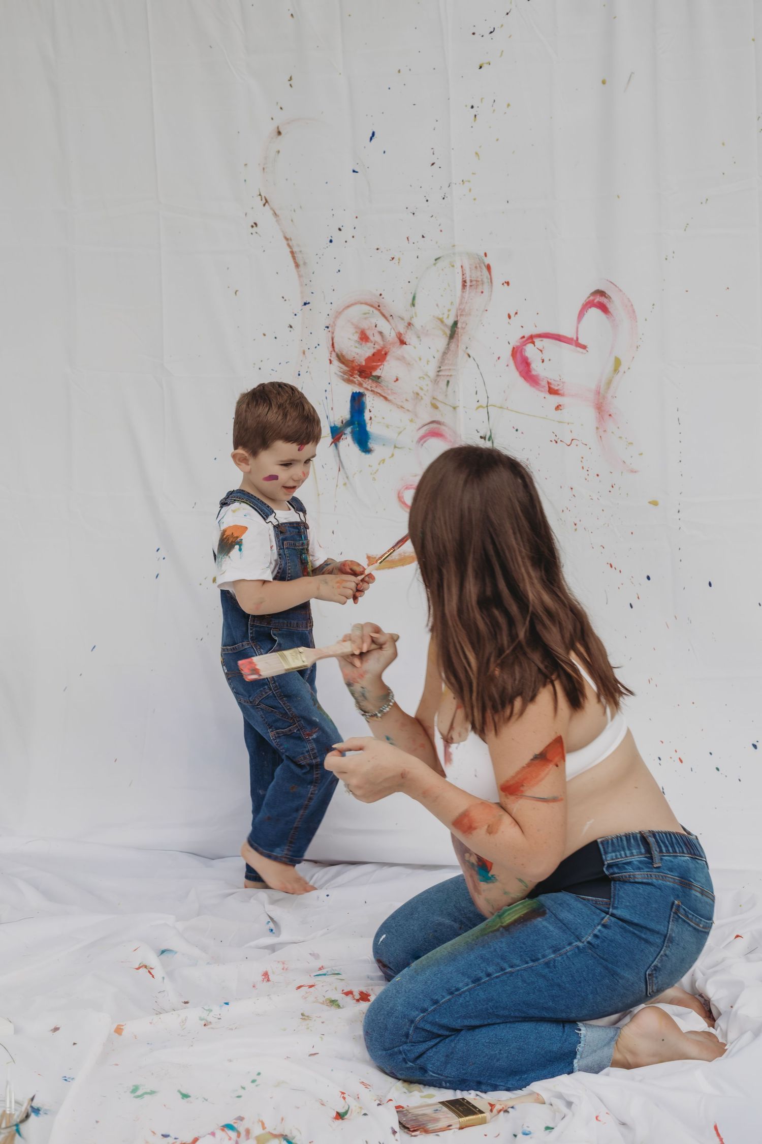mommy and me paint session in maryland
