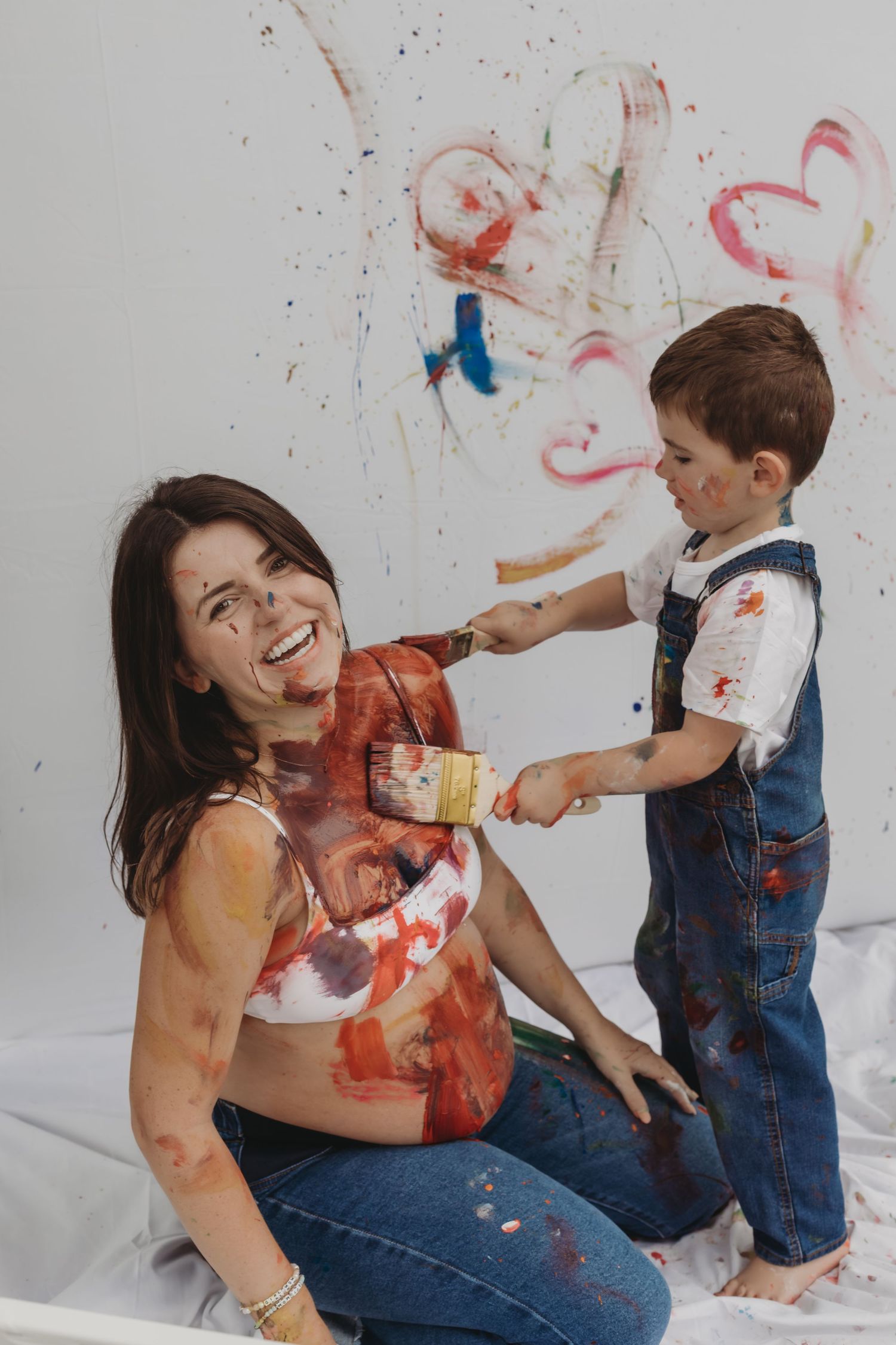 mommy and me paint session in maryland