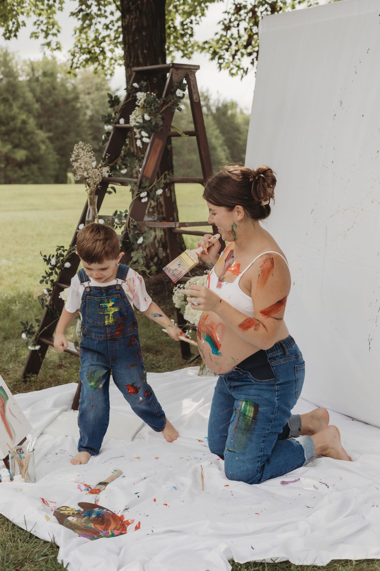 Mommy and me photo session in maryland.
