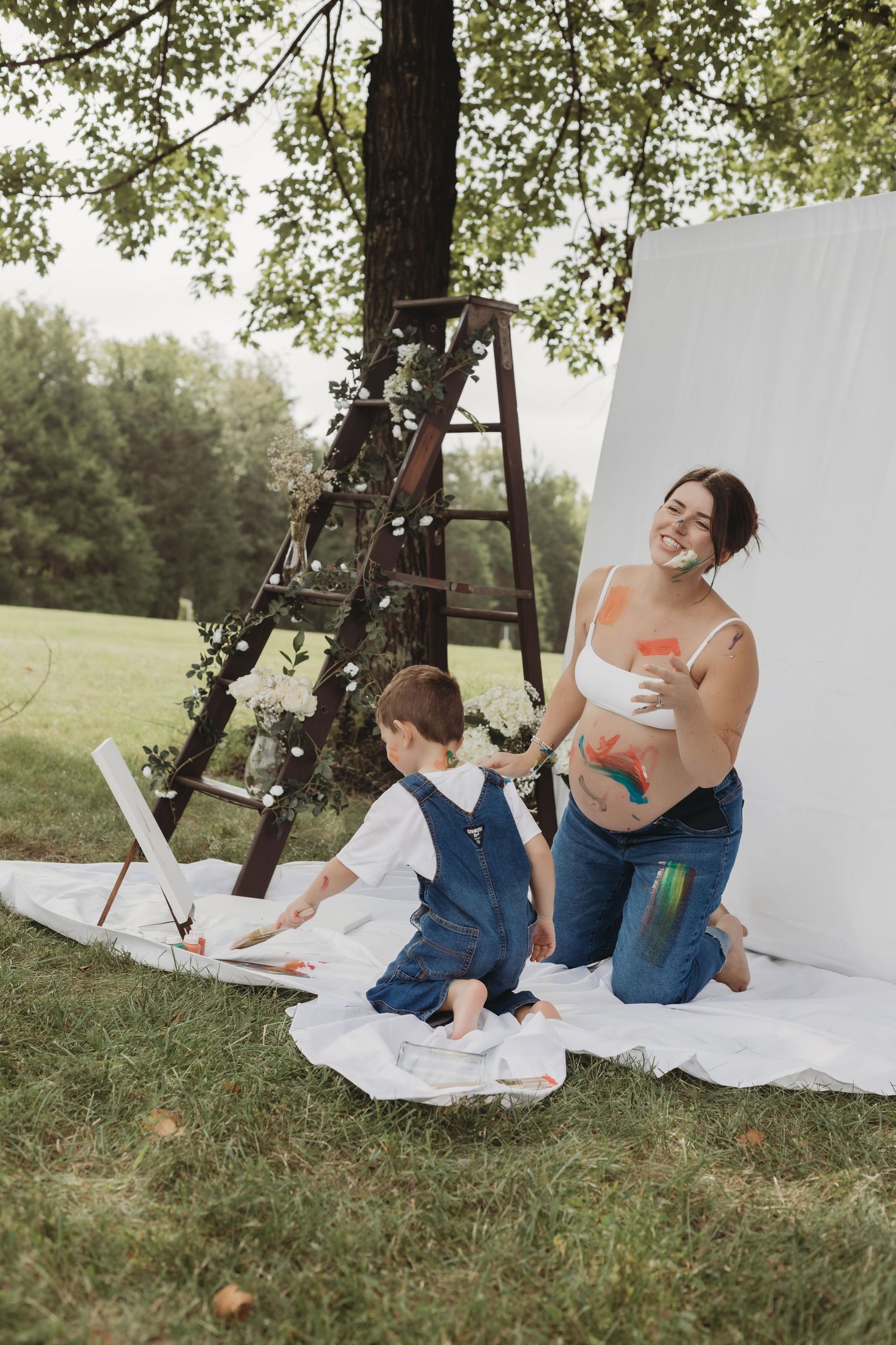 Mommy and me photo session in maryland.