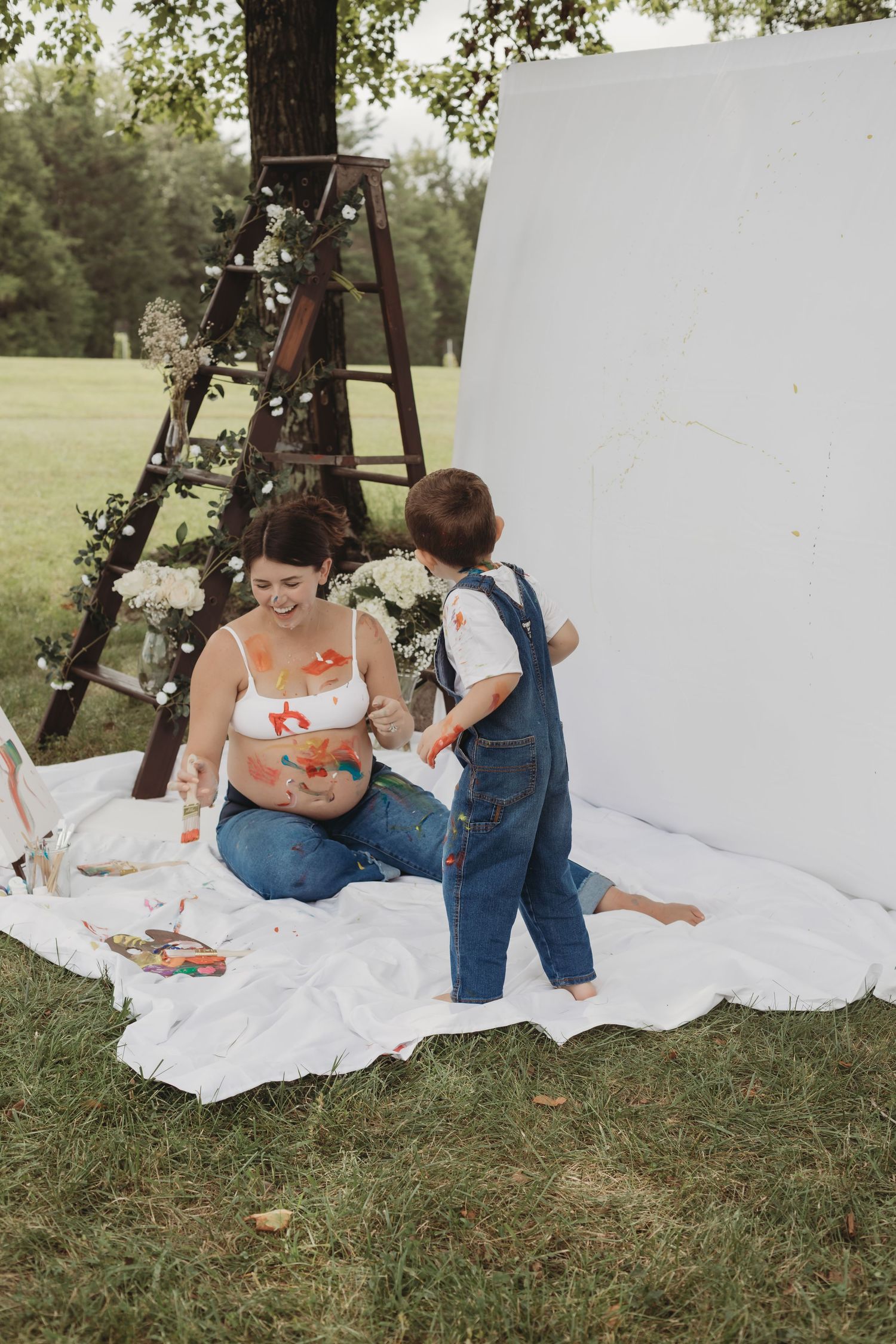 Mommy and me photo session in maryland.