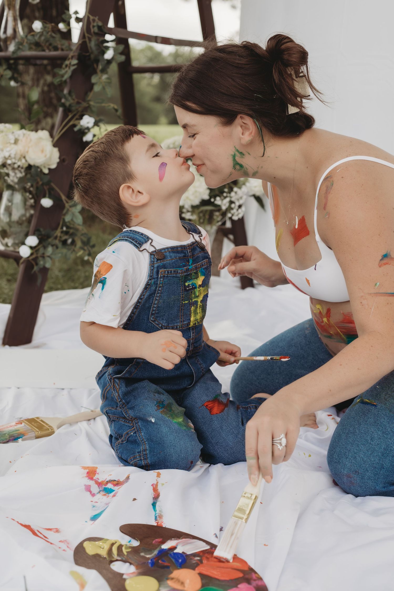 Mommy and me photo session in maryland.