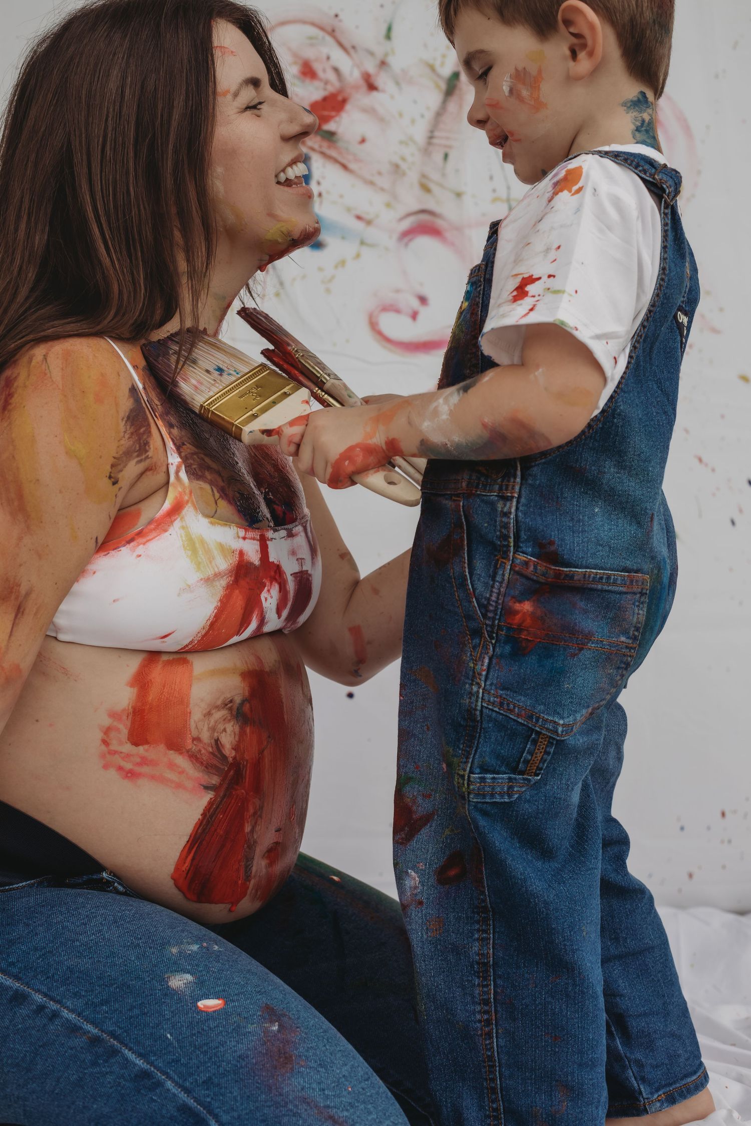 mommy and me paint session in maryland