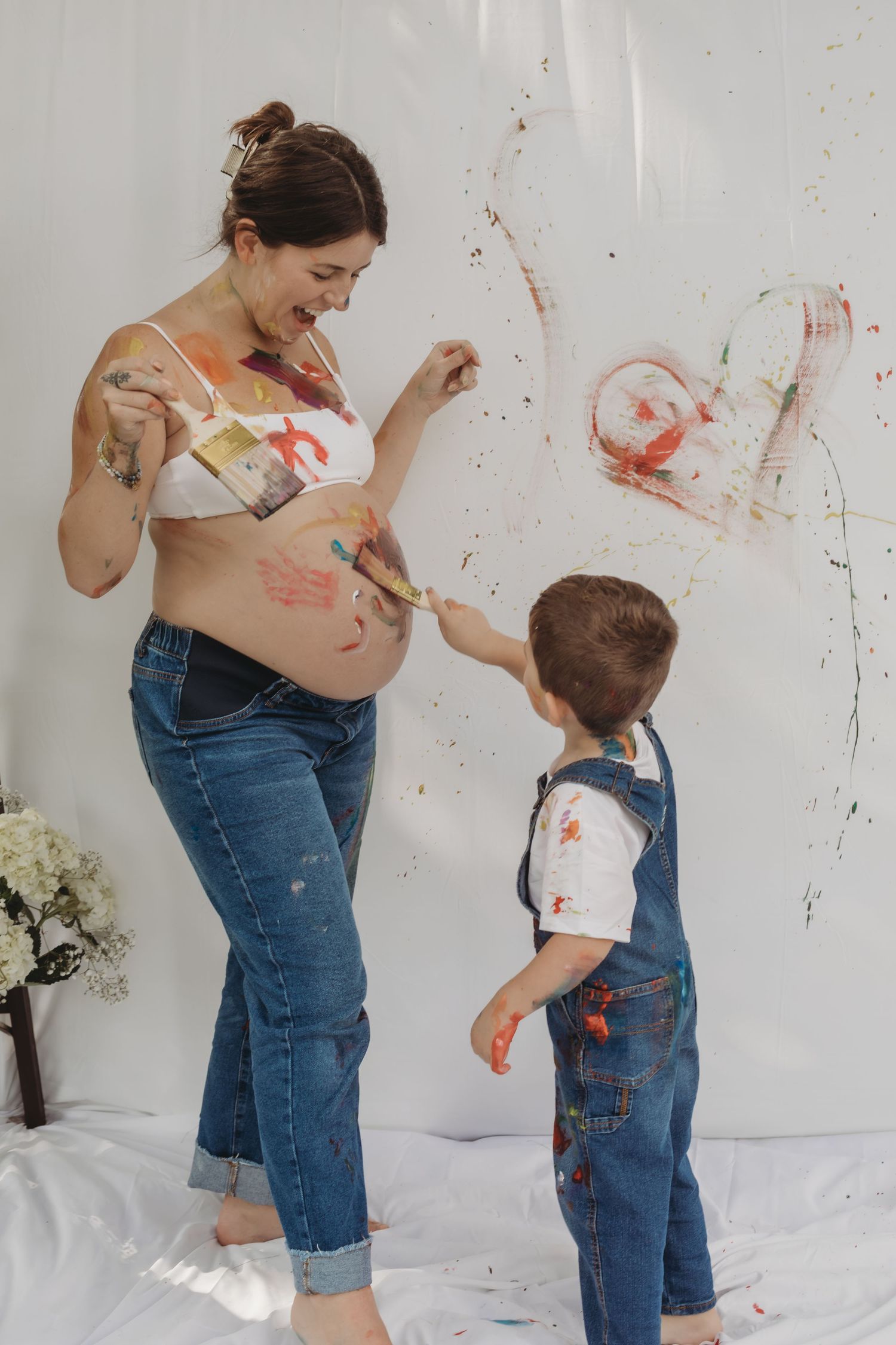 Mommy and me photo session in maryland.