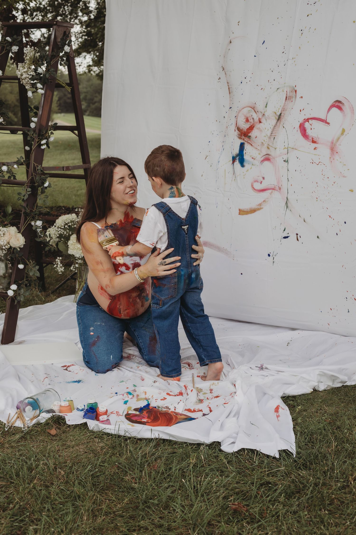 mommy and me paint session in maryland