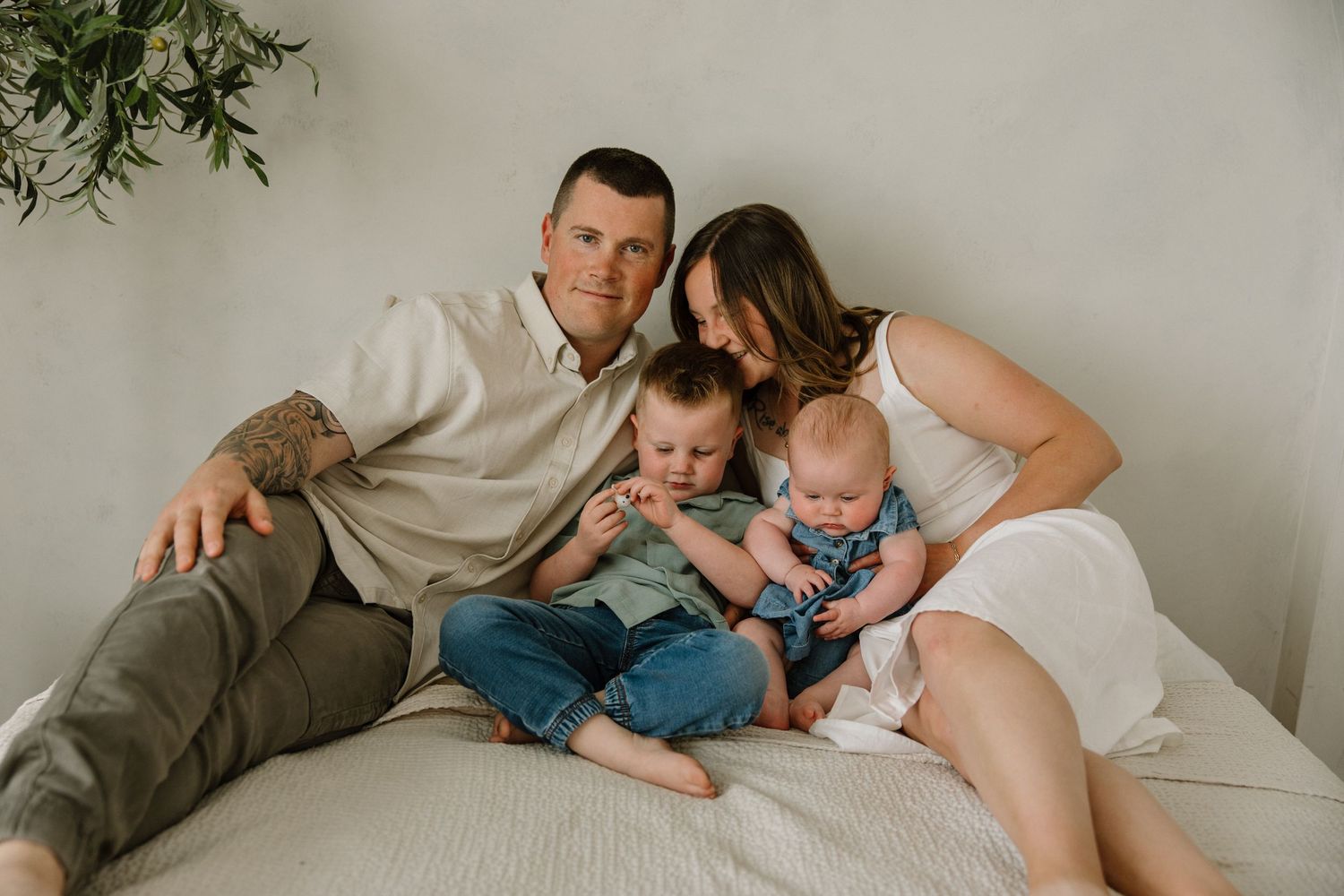 Family studio session in downtown Calgary, airdrie and calgary lifestyle photography