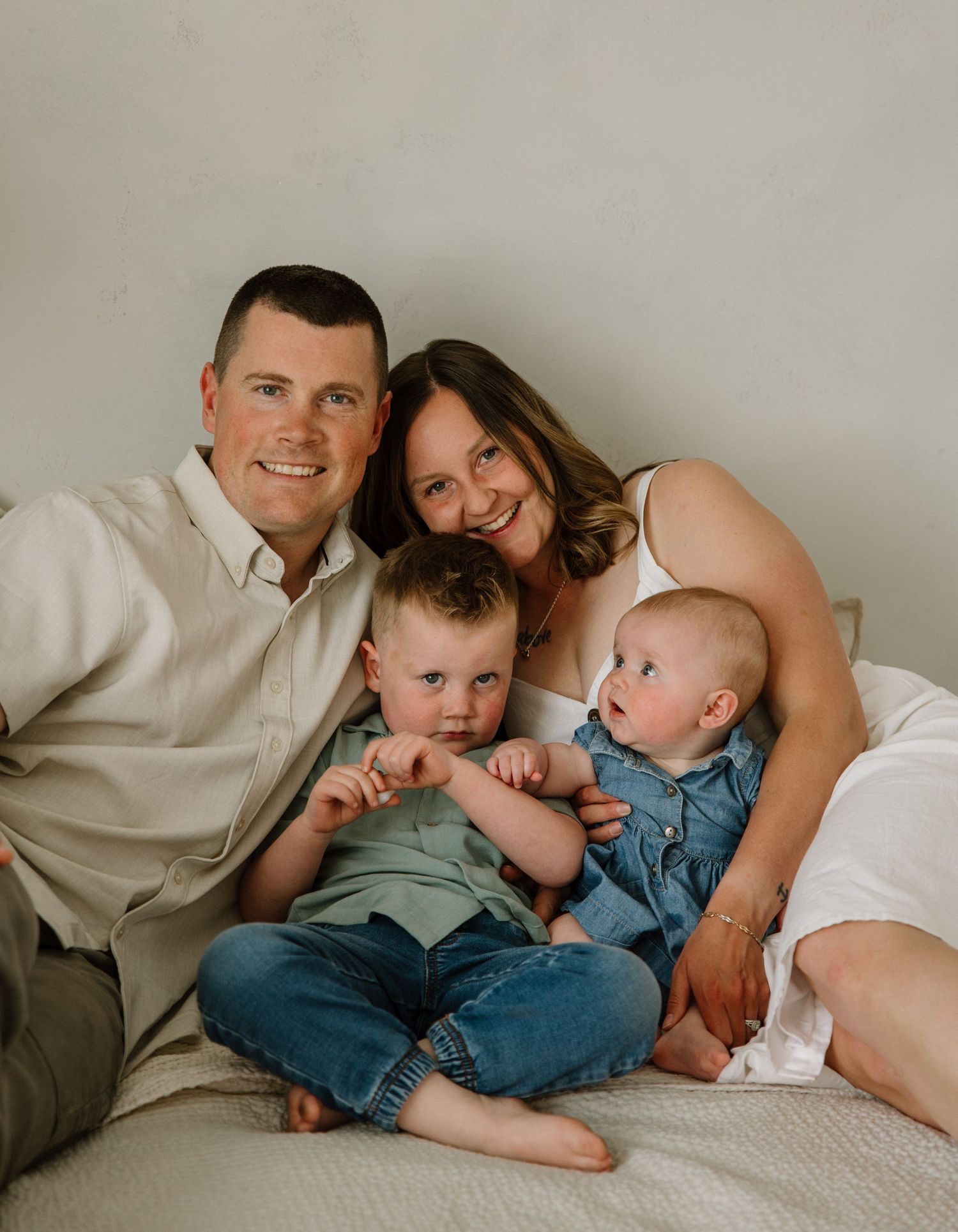 Family studio session in downtown Calgary, airdrie and Calgary lifestyle photography