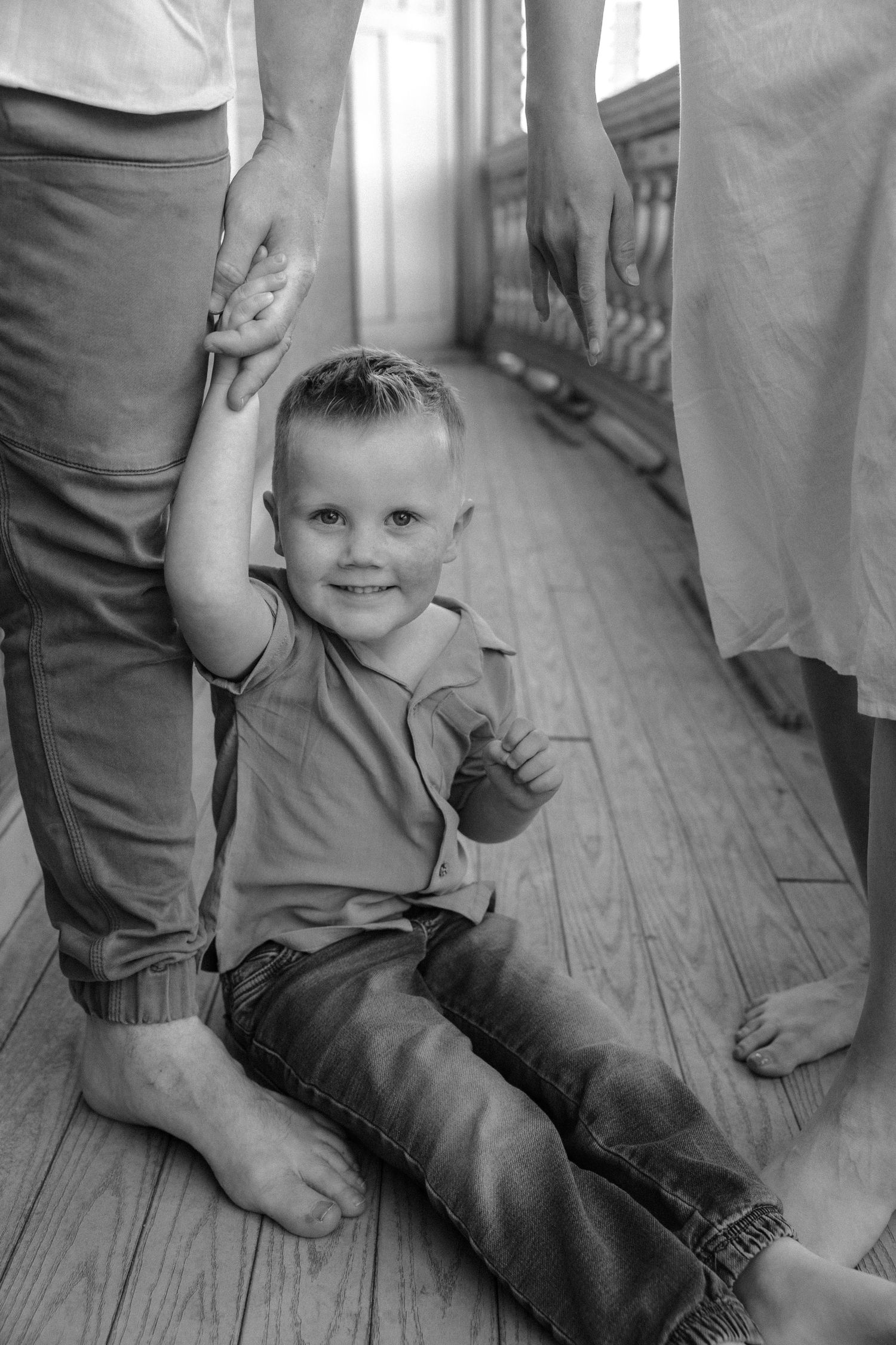 Family studio session in downtown Calgary, airdrie and Calgary lifestyle photography