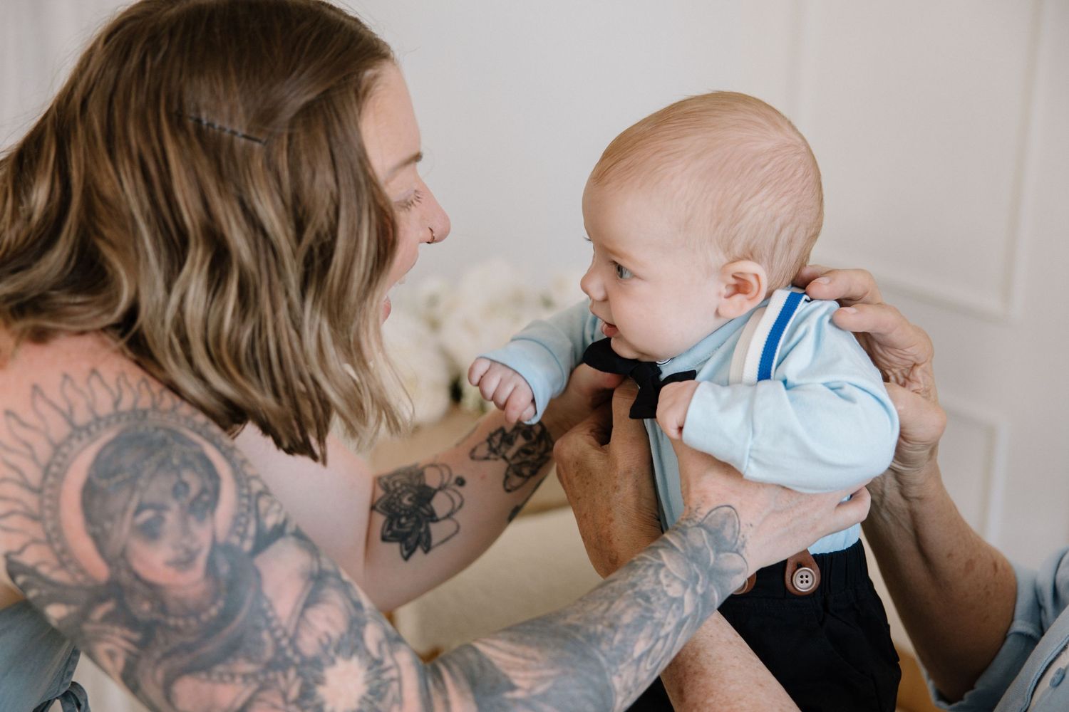 Family studio session in downtown Calgary, airdrie and Calgary lifestyle photography